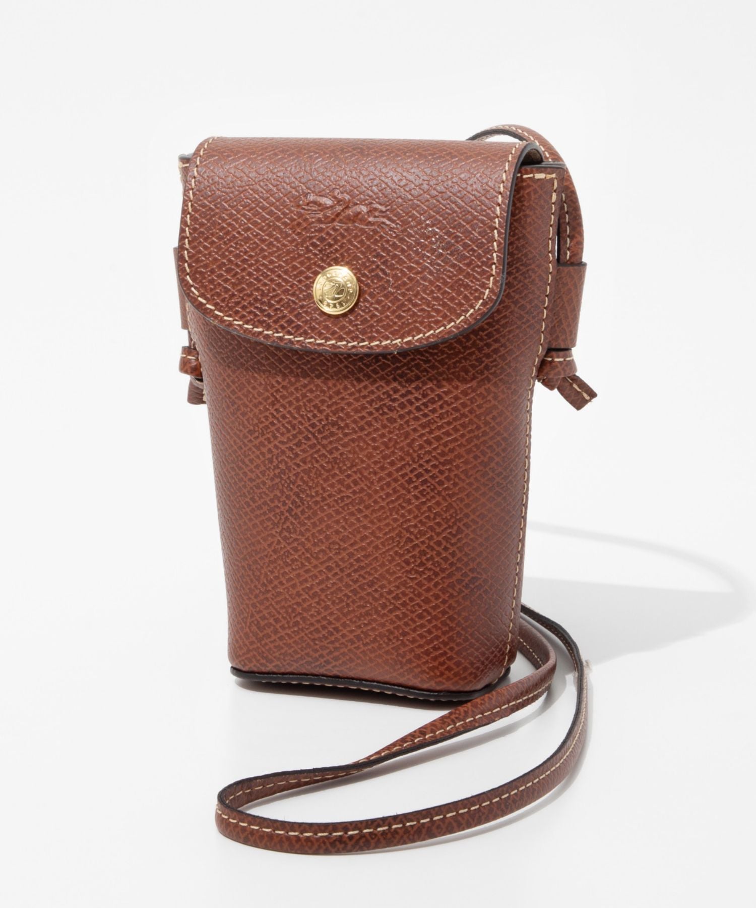 LONGCHAMP LONGCHAMP Epure Phone case with leather lace smartphone case