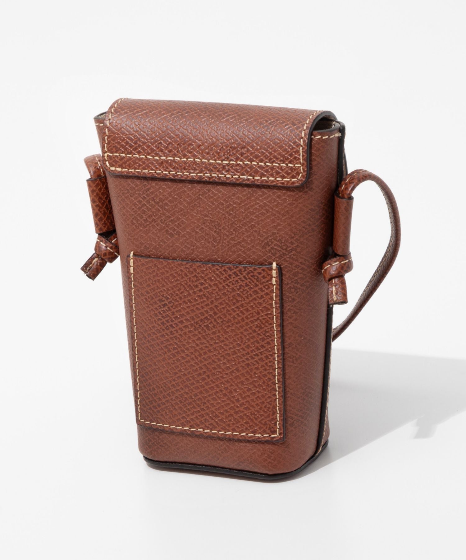 バッグ LONGCHAMP Epure Phone case leather lace Чохол Longchamp Epure Phone Case With Leather Lace Green | SSTORIES