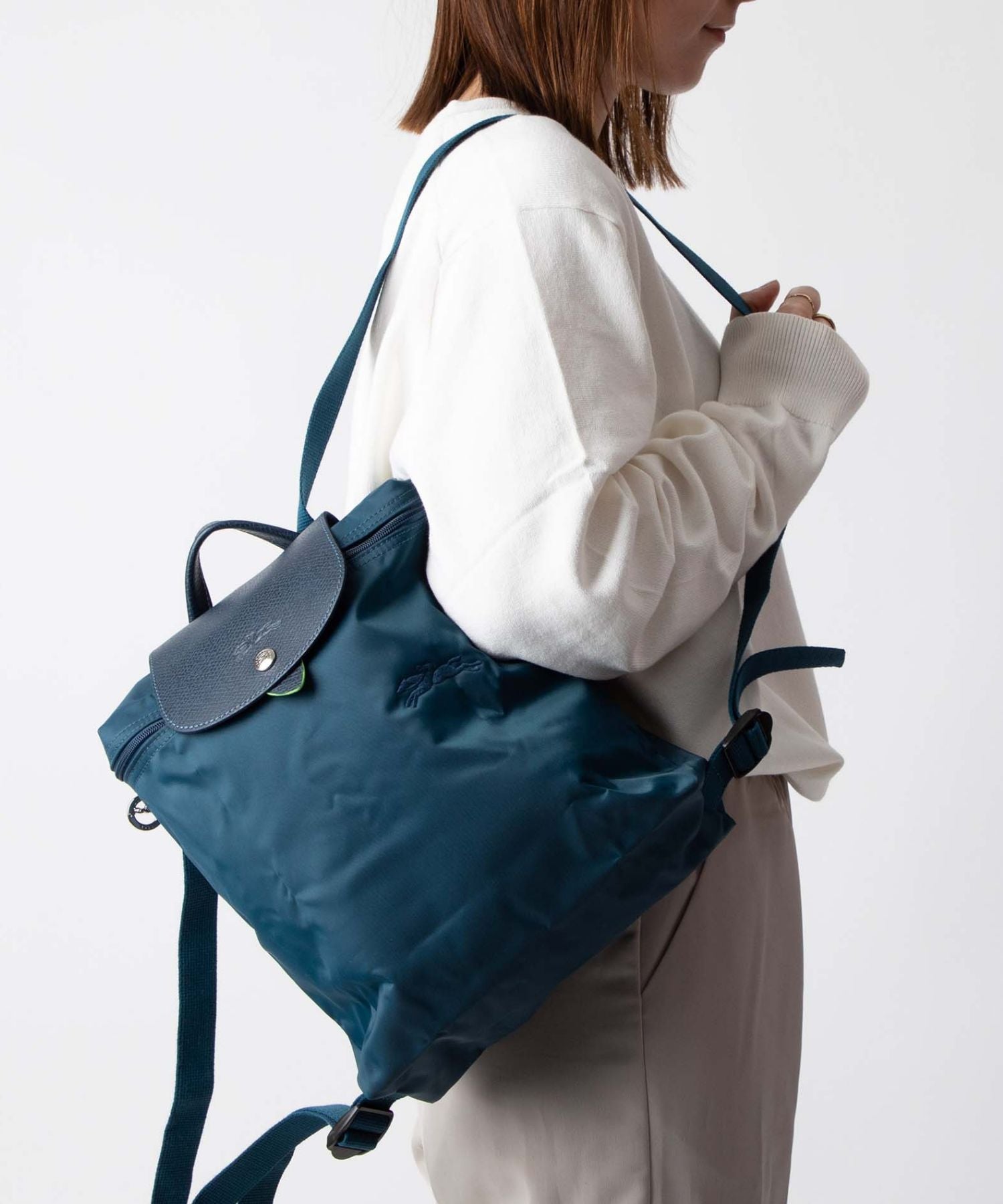 隆尚 LONGCHAMP 隆尚 LONGCHAMP Le Pliage Green ル プリアージュ 綠色 M 背包 M 背包 L1699 919