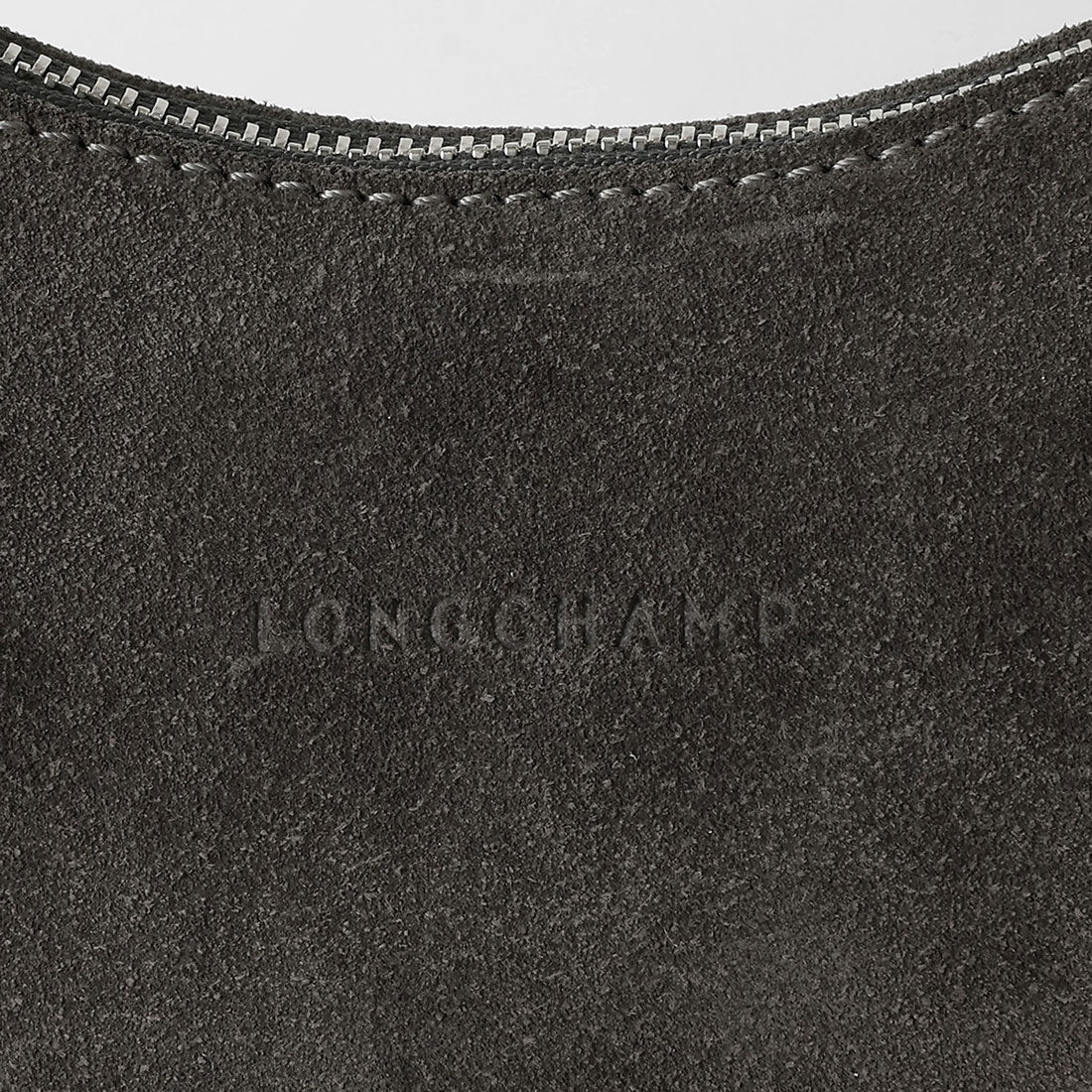 ロンシャン LONGCHAMP ハンドバッグ ロゾ スエード ホーボーバッグ Sサイズ 10217 HDM 123 DARK GREY （ダークグレー） ダークグレー