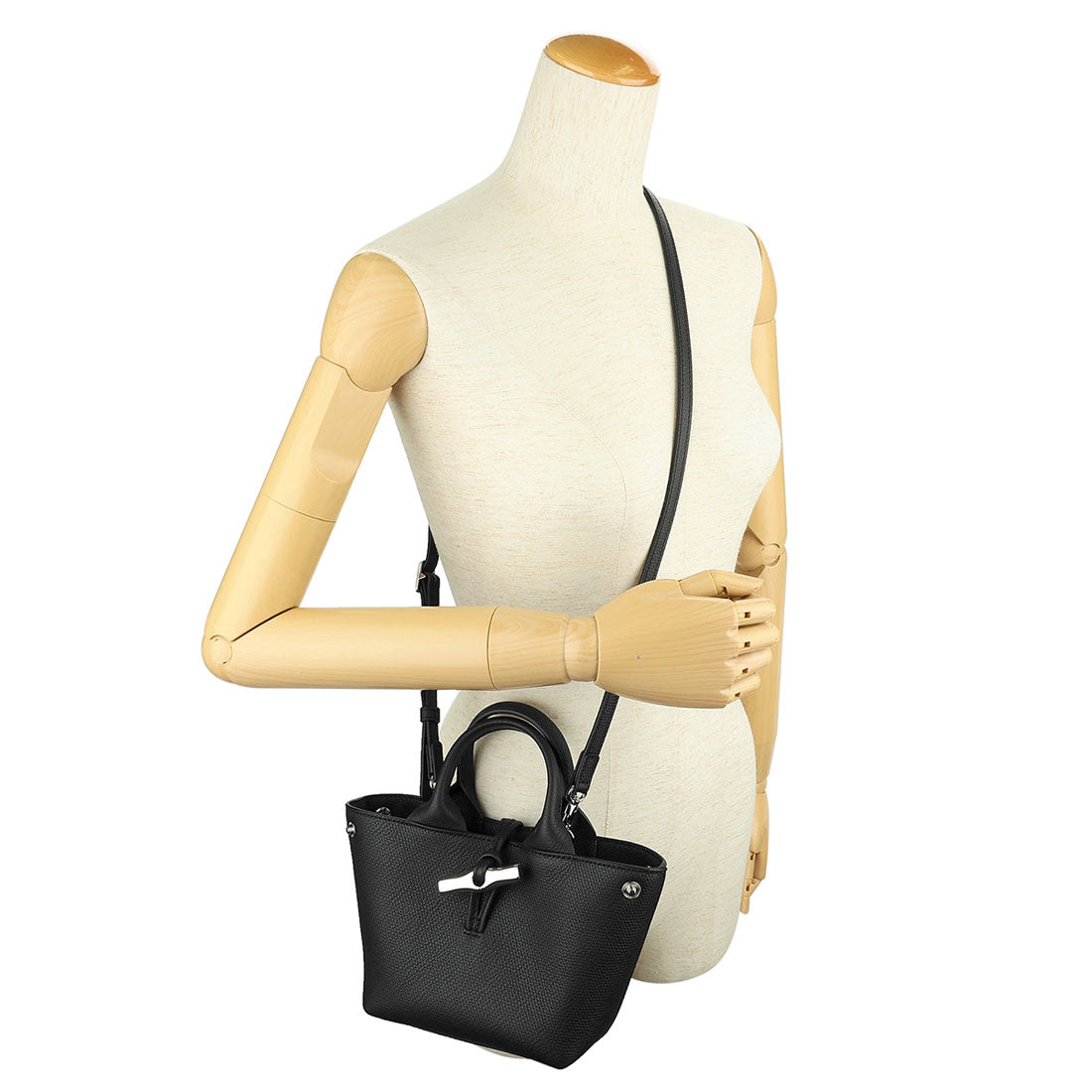 ロンシャン LONGCHAMP ショルダーバッグ ル ロゾ トップハンドルバッグ XSサイズ 10278 HFP 001 BLACK （ブラック） ブラック