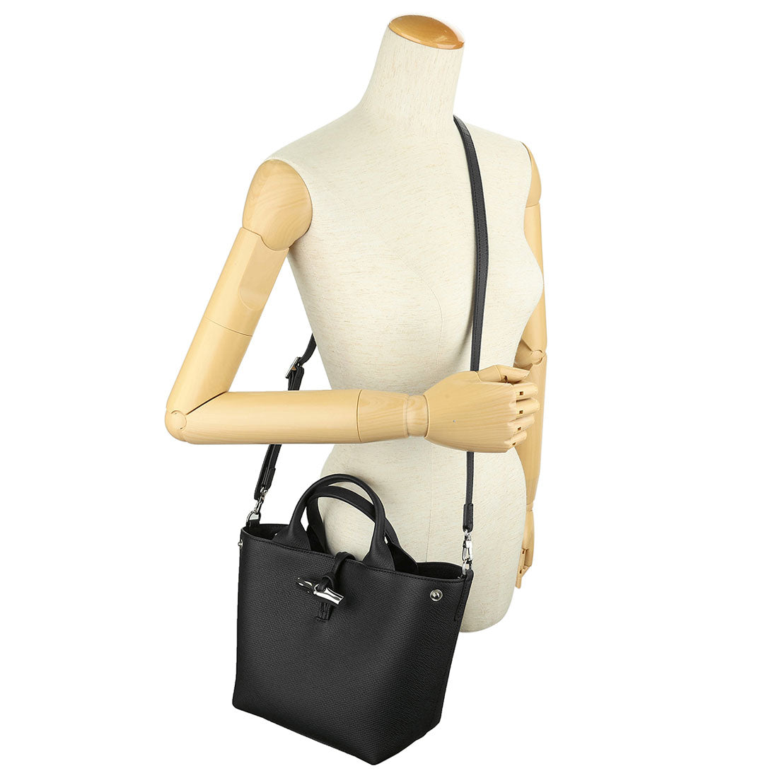 ロンシャン LONGCHAMP ショルダーバッグ ル ロゾ トップハンドルバッグ Sサイズ 10273 HFP 001 BLACK （ブラック） ブラック