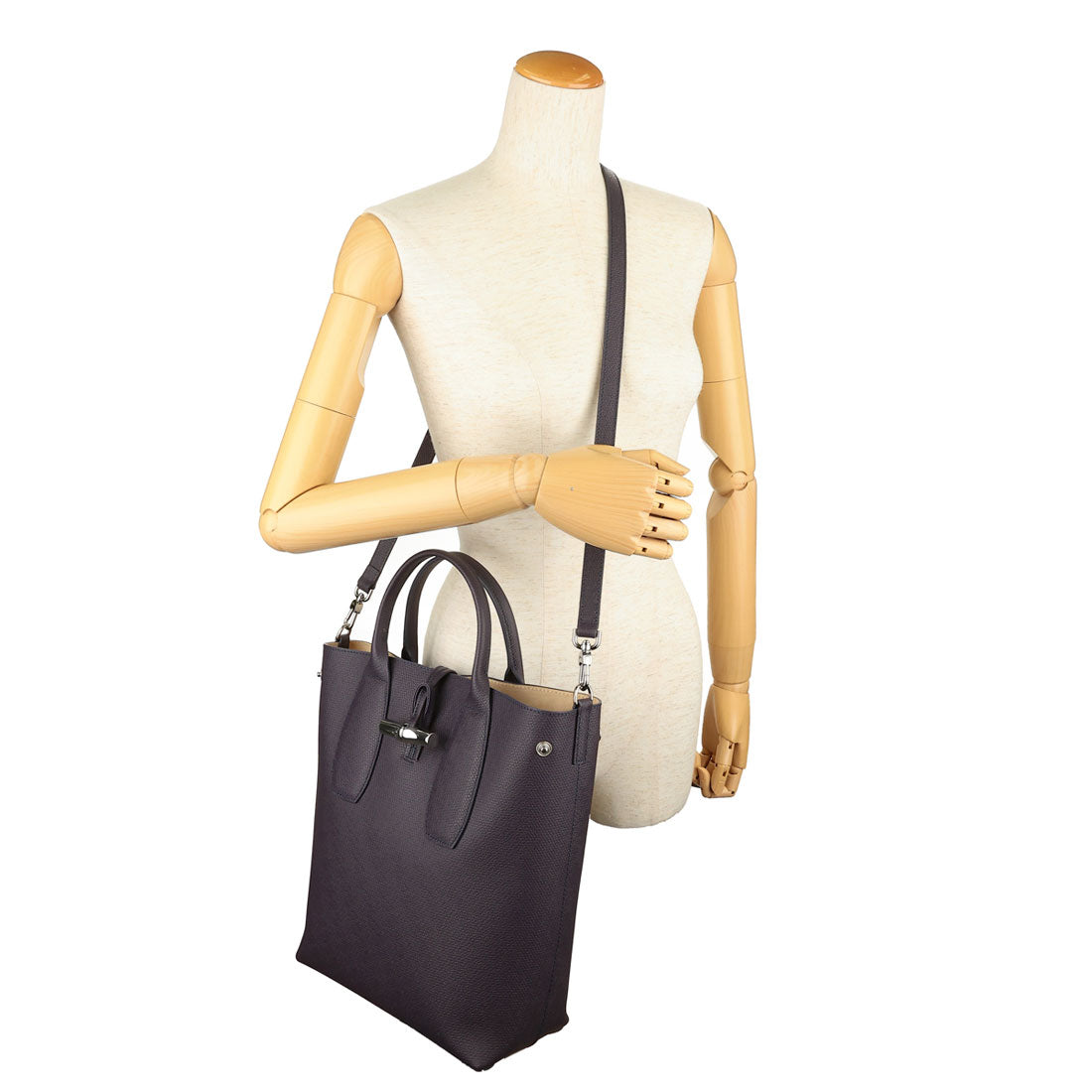 ロンシャン LONGCHAMP トートバッグ ル ロゾ クロスボディバッグ Mサイズ 10228 HPN 645 PURPLE （パープル） パープル