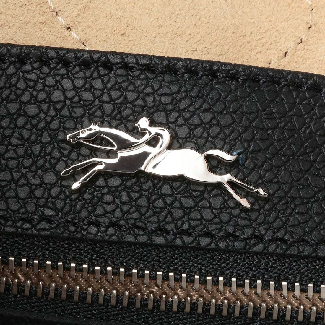 ロンシャン LONGCHAMP ハンドバッグ ル ロゾ ホーボーバッグ Mサイズ 10153 HPN 001 NOIR （ノワール） ノワール