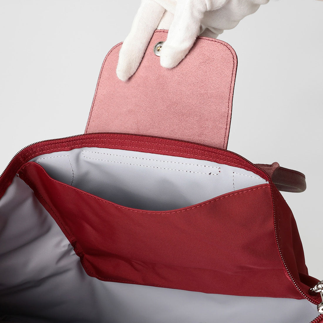 ロンシャン LONGCHAMP トートバッグ ル プリアージュ グリーン ショルダーバッグ Lサイズ 1899 919 P98 POMEGRANATE （ポムグラネート） ポムグラネート
