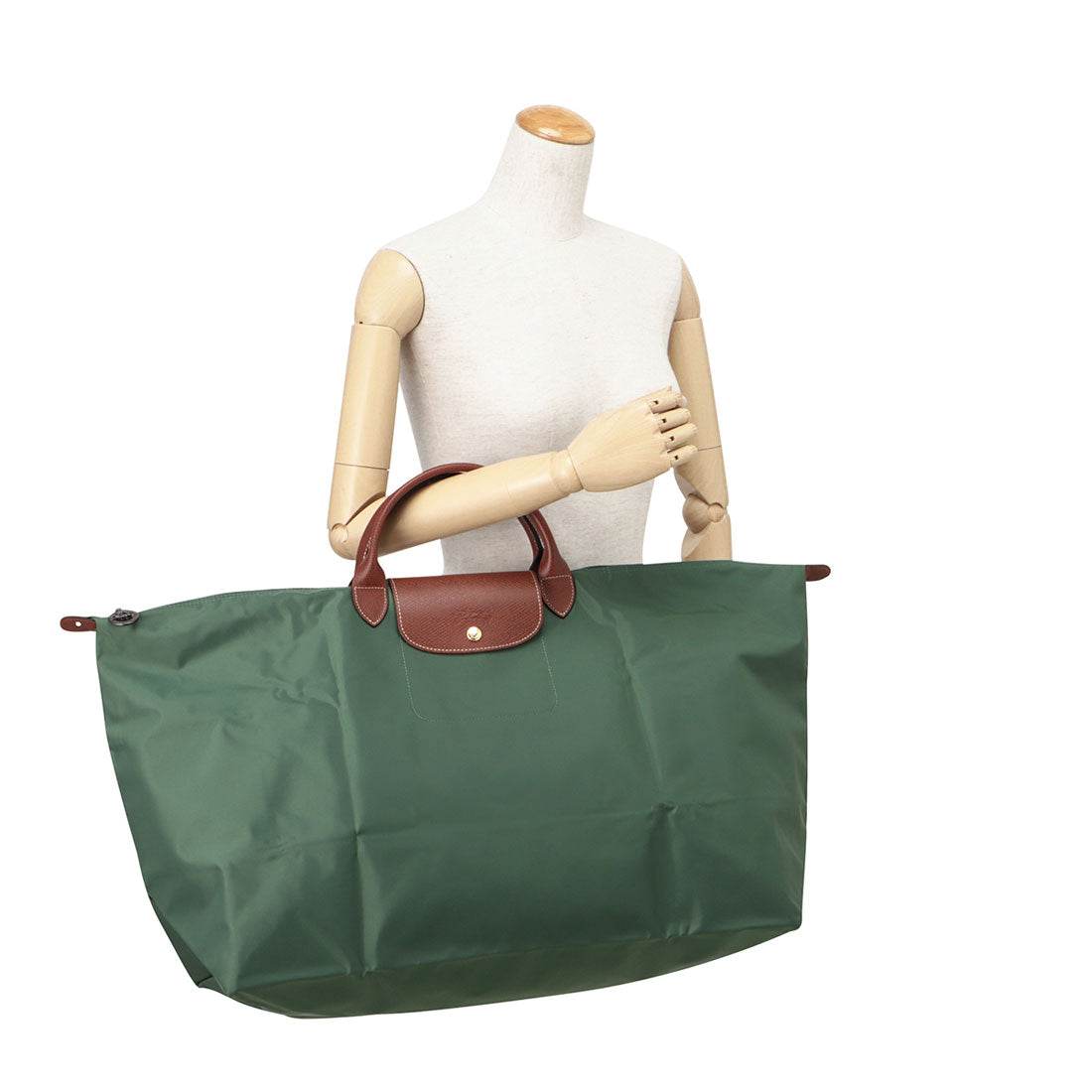 LONGCHAMP ボストンバッグ ケイトモス コラボ グリーン系 LONGCHAMP（ロンシャン） 並行輸入 ボストンバッグ ル プリアージュ