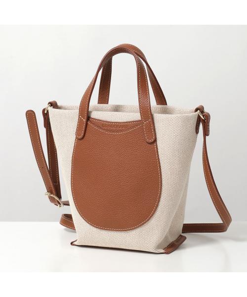 ロンシャン LONGCHAMP Longchamp バッグ ル フローネ トワル S 10368 HJG （121/Caramel/ベージュ他） 121/Caramel/ベージュ他