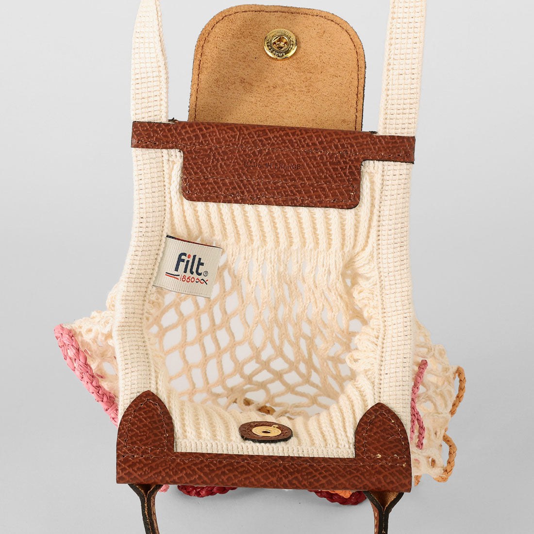 ロンシャン LONGCHAMP ショルダーバッグ ル プリアージュ フィレ メッシュバッグ XSサイズ 10139 HJB 037 （エクリュ） エクリュ