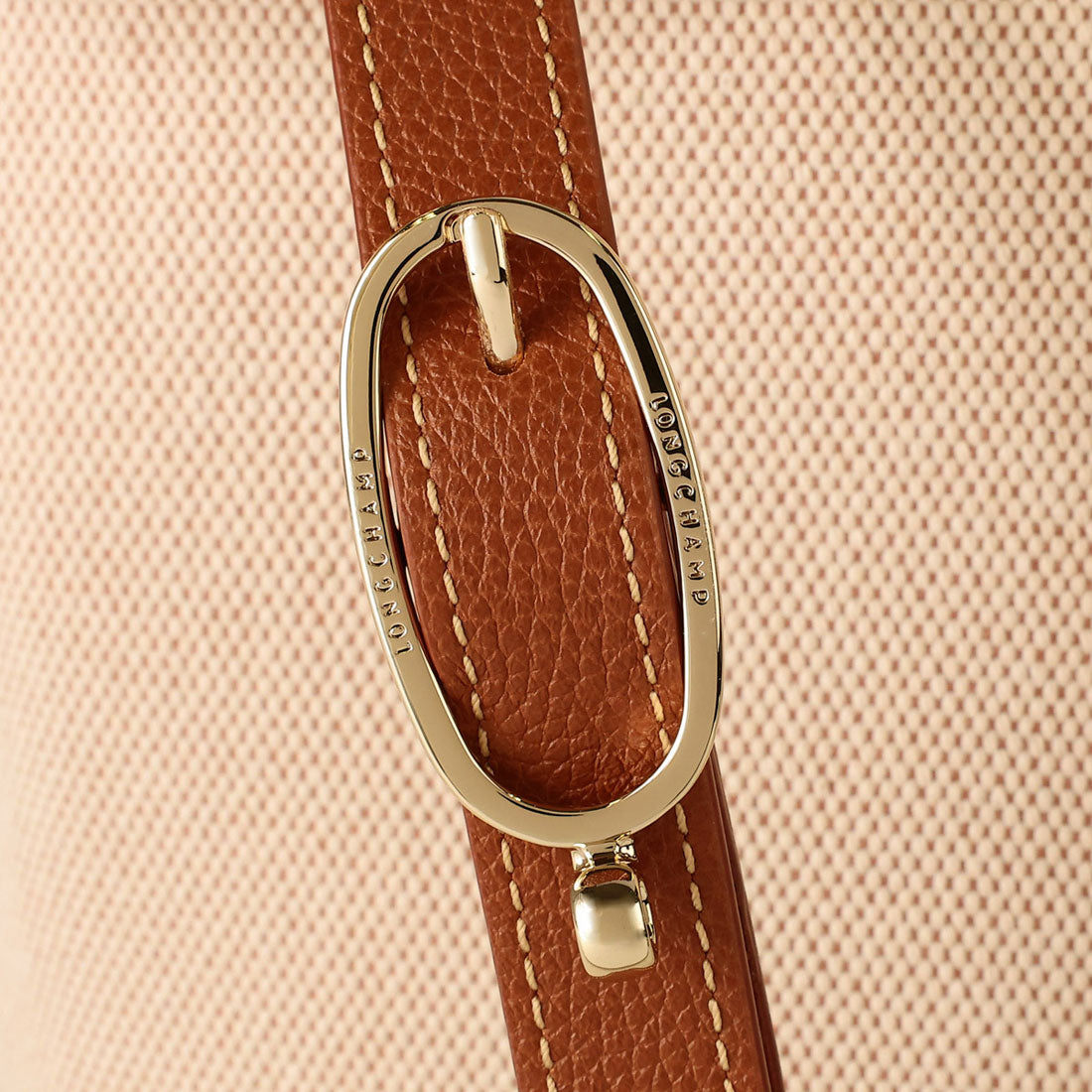 ロンシャン LONGCHAMP ショルダーバッグ ル フローネ トワル L バケットバッグ 10367 HJG 121 （カラメル） カラメル