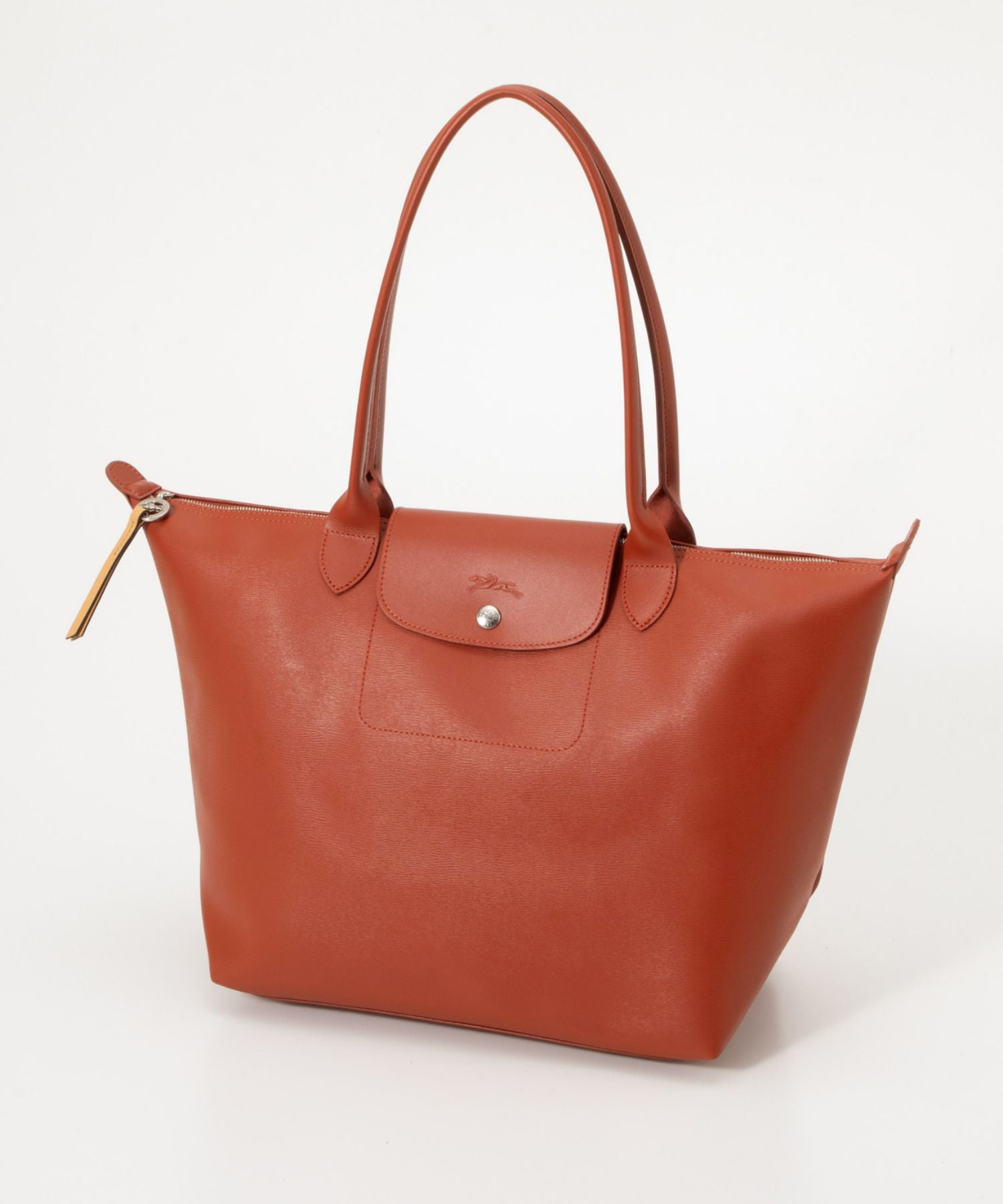 ロンシャン LONGCHAMP 1899 HYQ トートバッグ LE PLIAGE CITY レディース バッグ ル プリアージュ シティ Lサイズ シンプル カジュアル,テラコッタ