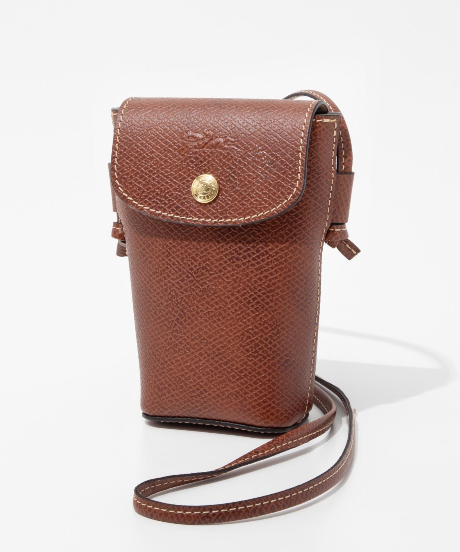 LONGCHAMP LONGCHAMP Epure Phone case with leather lace smartphone case  34193 HYZ Veil FREE