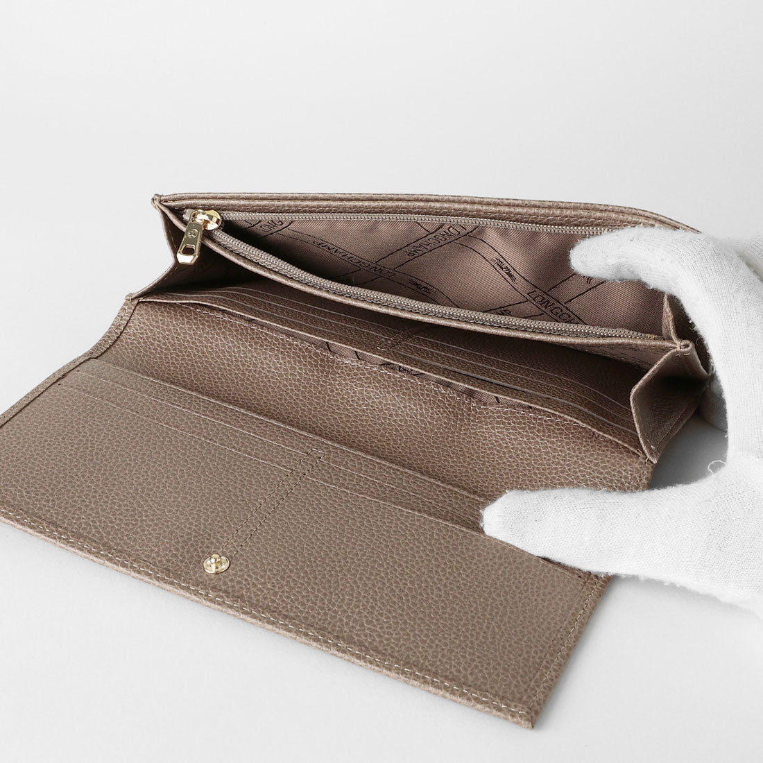 ロンシャン LONGCHAMP 長財布 ル フローネ ロングコンチネンタルウォレット 30050 021 （トープ(215)） トープ(215)