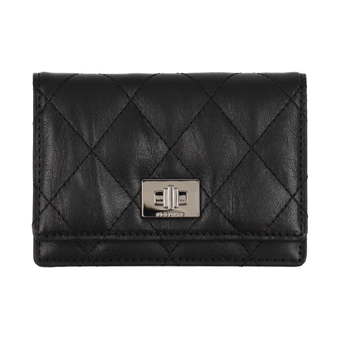 ルエブル LOEUVRE Bonheur Card Wallet - NOIR