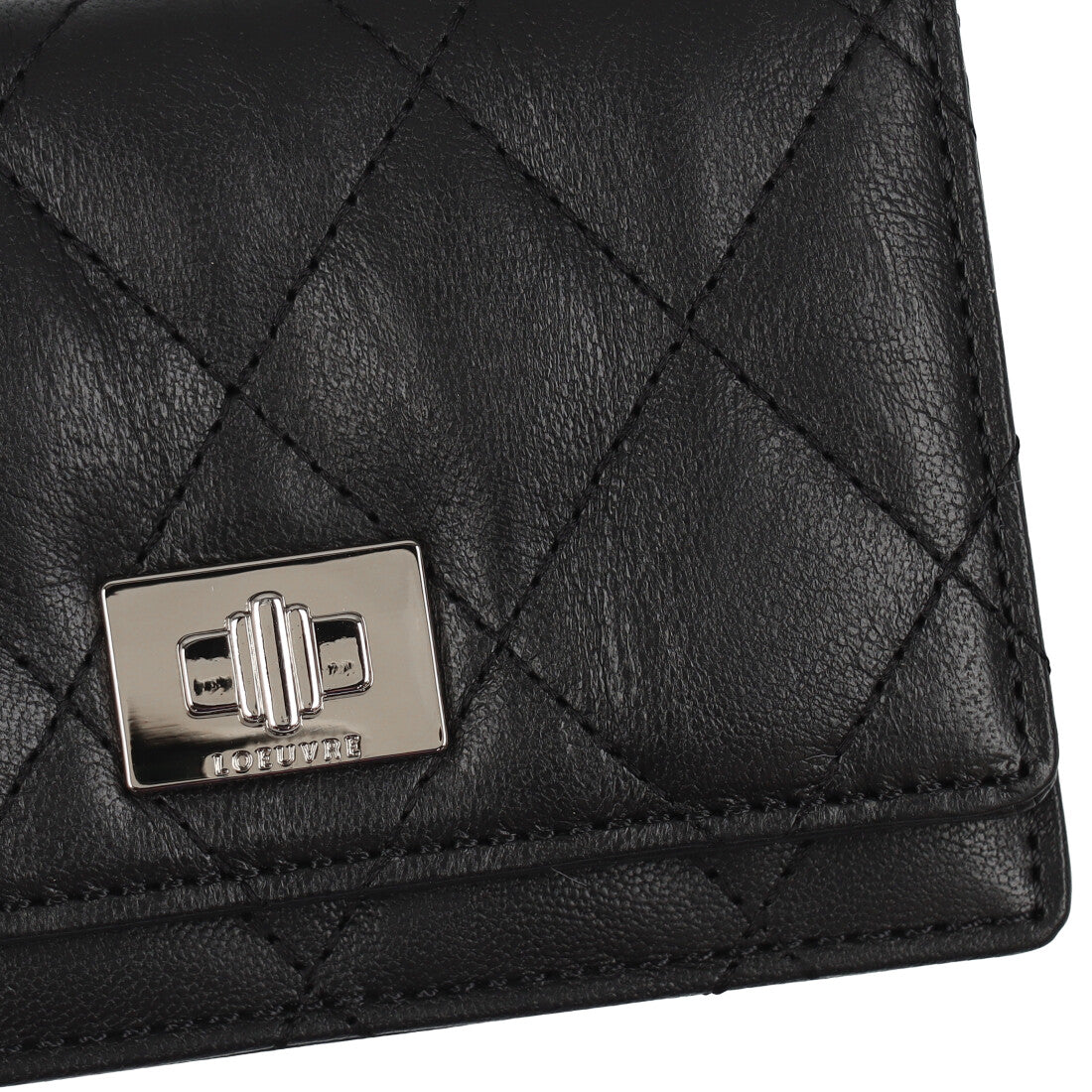 ルエブル LOEUVRE Bonheur Card Wallet - NOIR