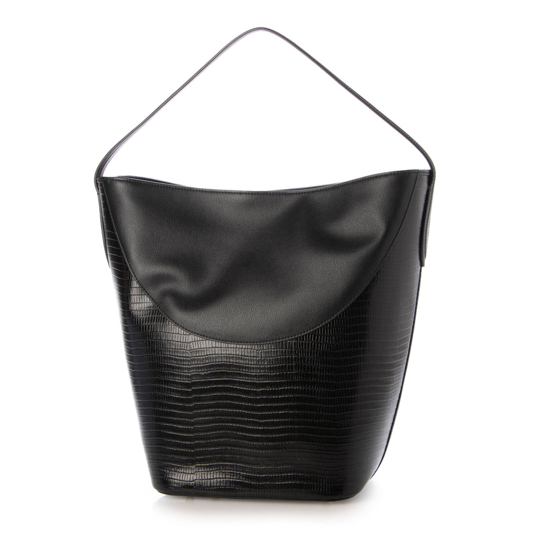 ルエブル LOEUVRE Partir Shoulder Large Lizard Embo （NOIR） NOIR