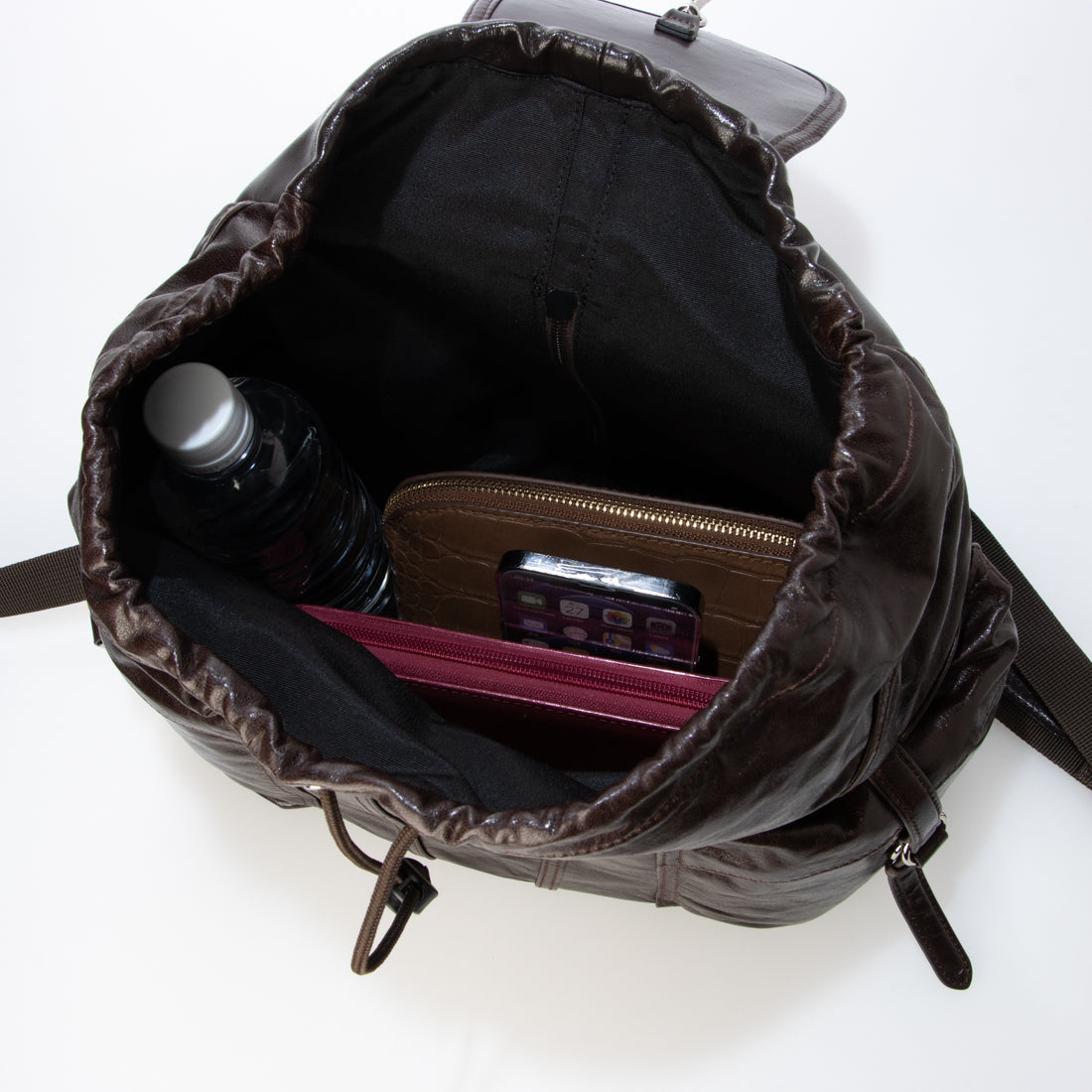 ルエブル LOEUVRE Scarabee Backpack Small (leather ver.) （SOFT BROWN） SOFT BROWN