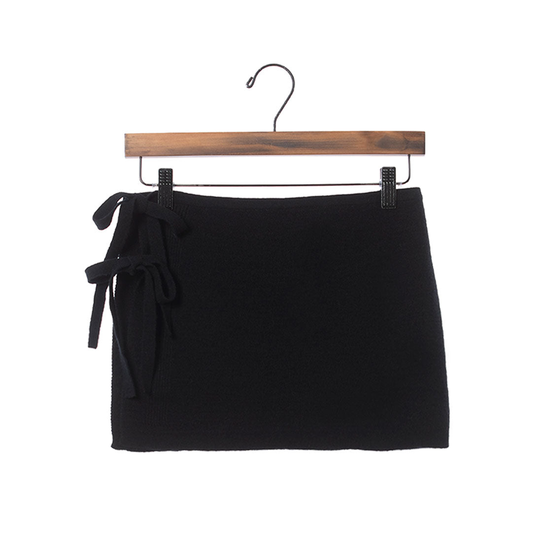 ルエブル LOEUVRE [SET]Layered Wrap Skirt + Slim fit Pullover - 01