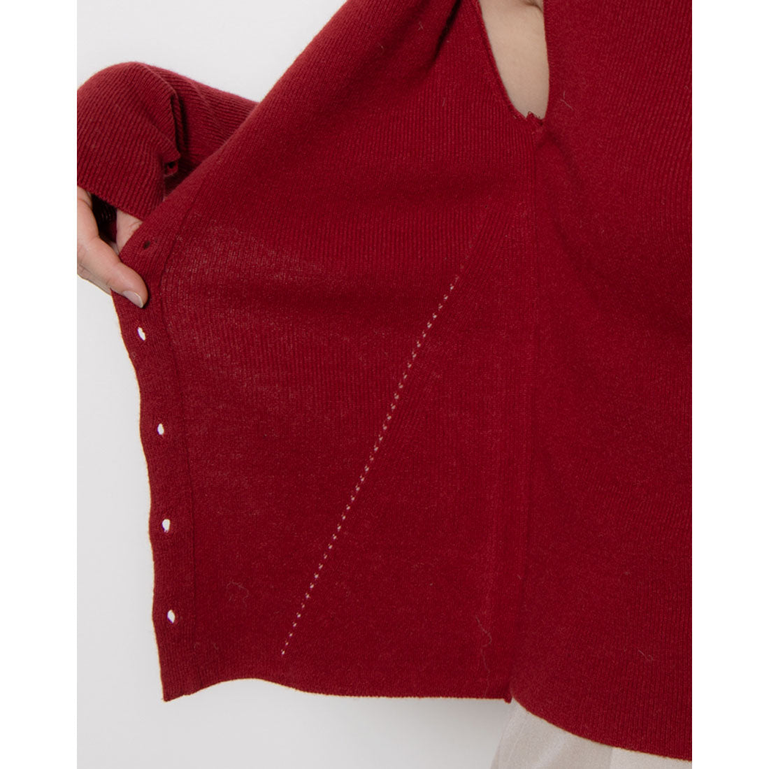 ルエブル LOEUVRE Layered Knit Pullover - 01