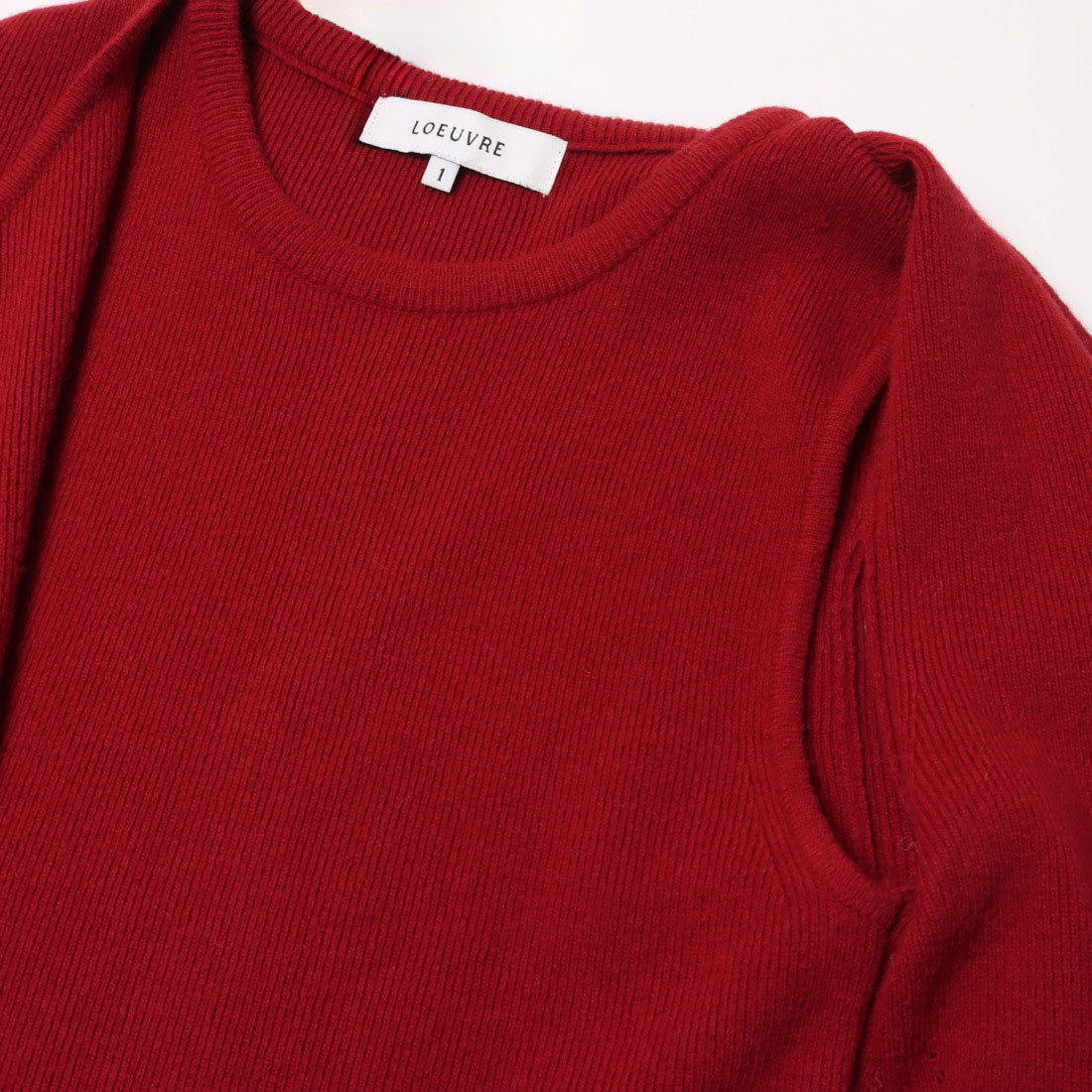 ルエブル LOEUVRE Layered Knit Pullover - 01