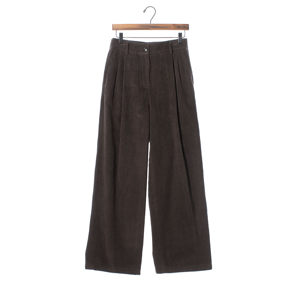 ルエブル LOEUVRE Corduroy Tuck Pants - 01