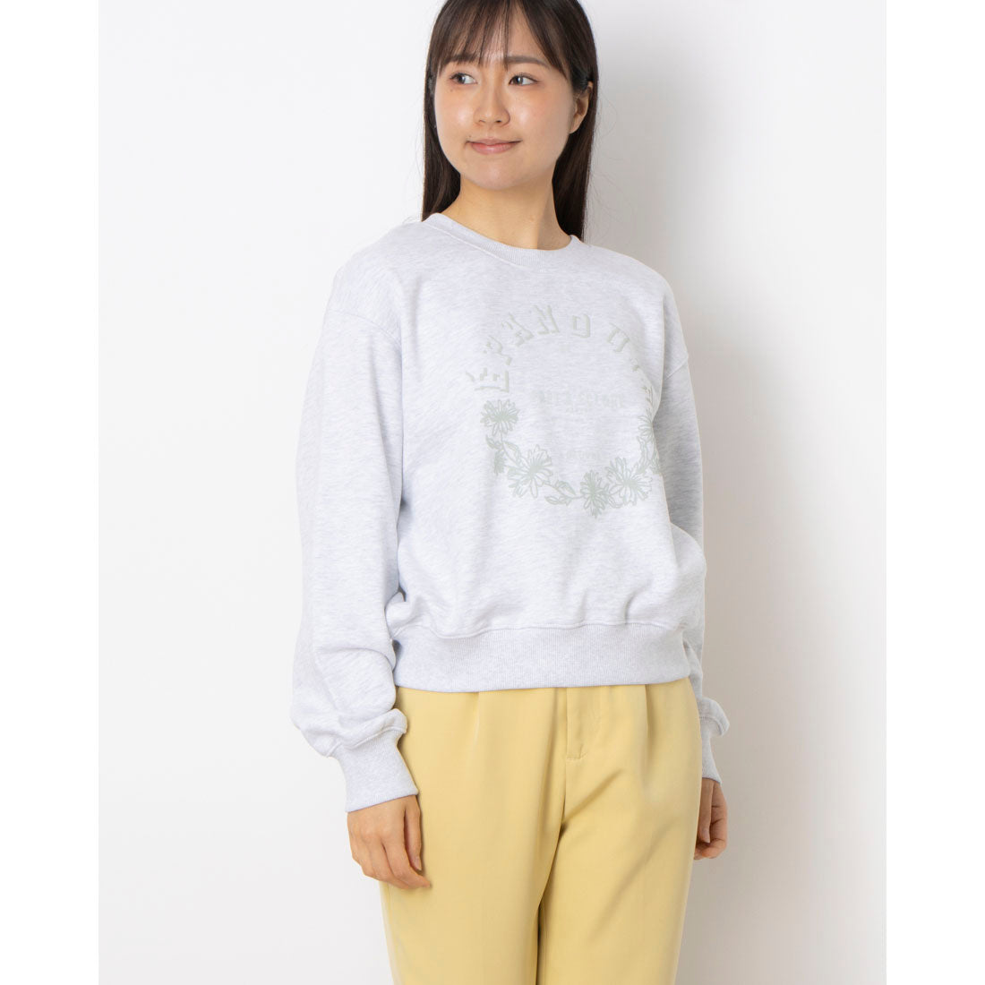 ルエブル LOEUVRE Graphic Sweatshirt - 00 （M/GREY） M/GREY