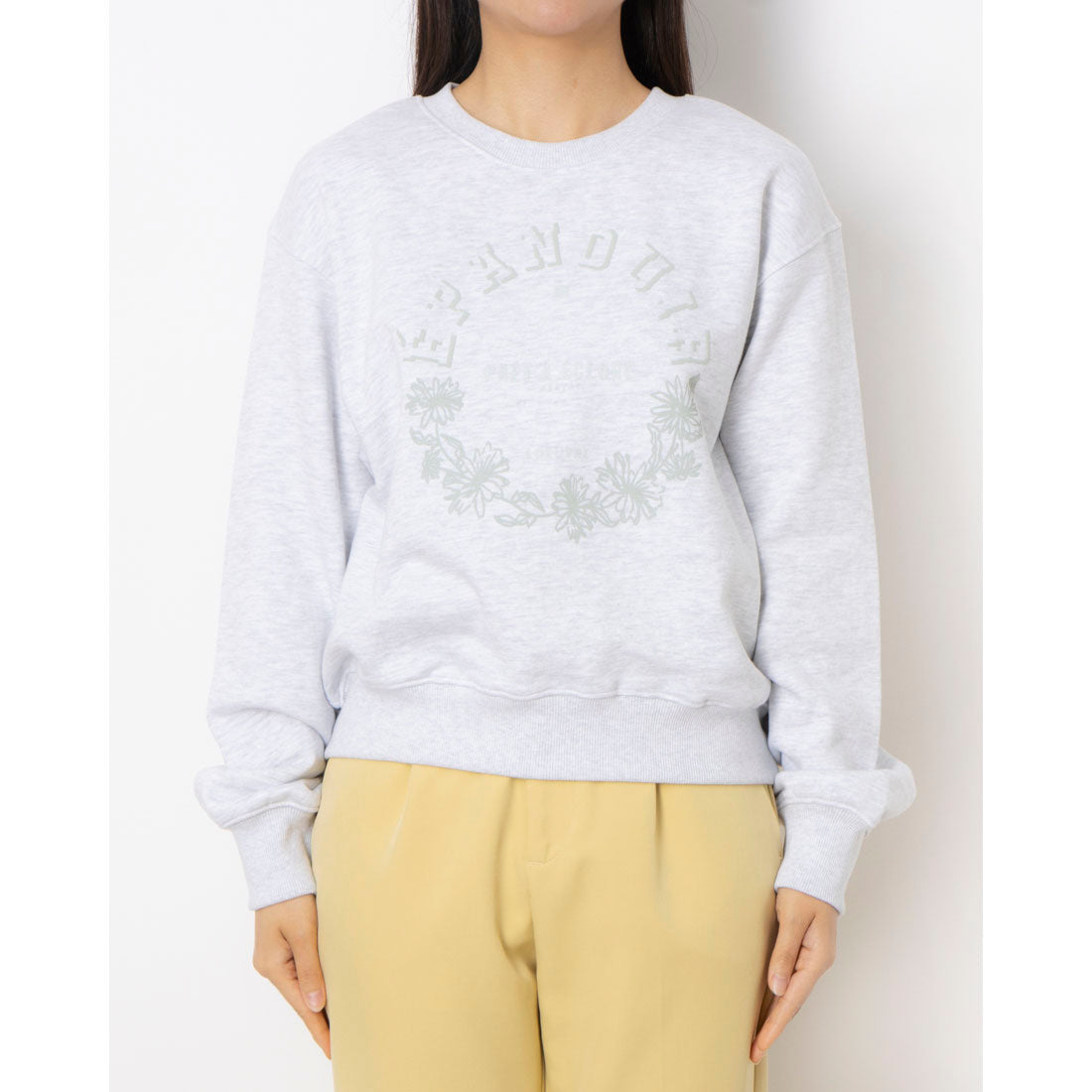 ルエブル LOEUVRE Graphic Sweatshirt - 00 （M/GREY） M/GREY