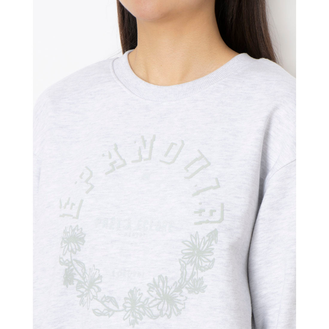 ルエブル LOEUVRE Graphic Sweatshirt - 00 （M/GREY） M/GREY