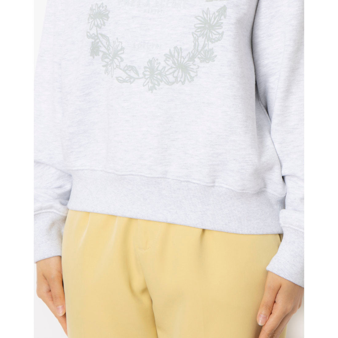 ルエブル LOEUVRE Graphic Sweatshirt - 00 （M/GREY） M/GREY