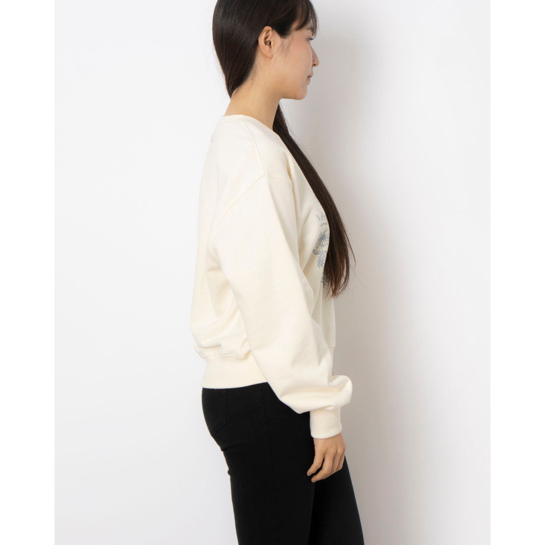 ルエブル LOEUVRE Graphic Sweatshirt - 00 （L/BEIGE） L/BEIGE