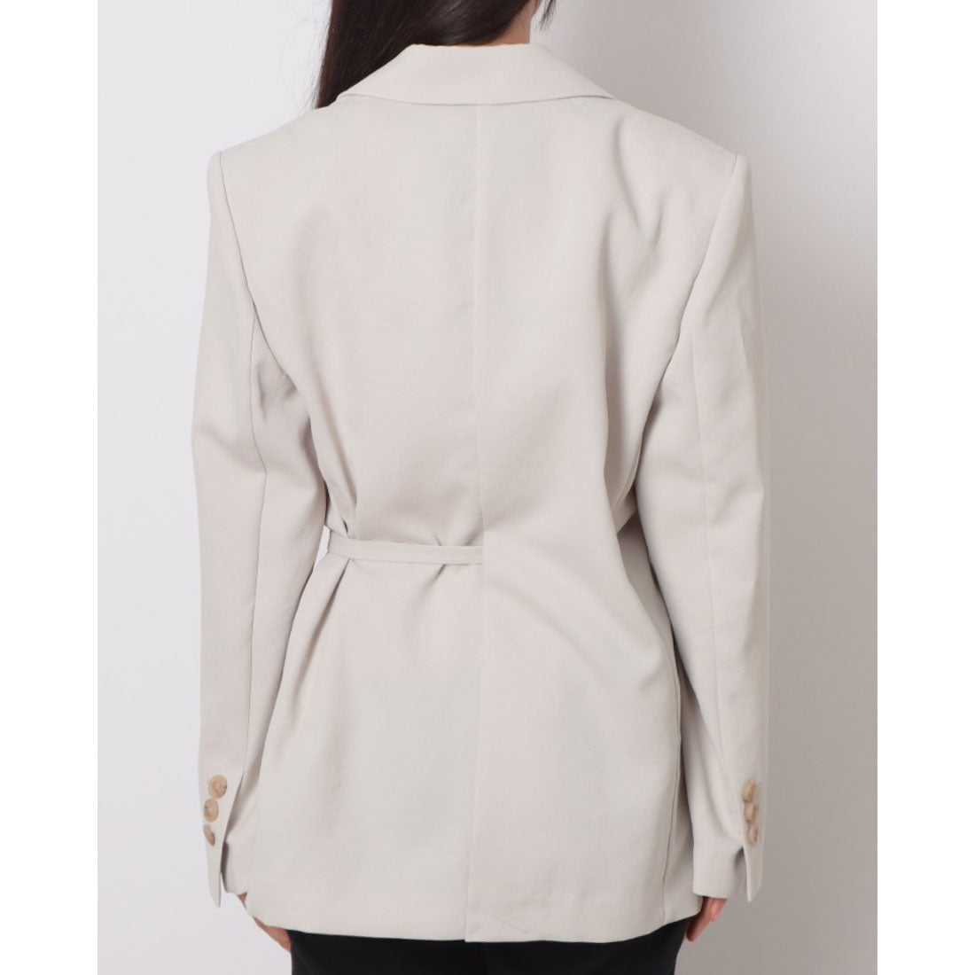 ルエブル LOEUVRE Belted Single Jacket （9F ECRU BEIGE） 9F ECRU BEIGE
