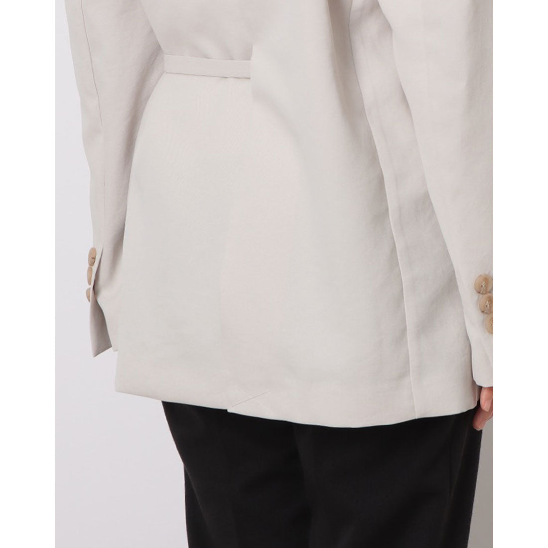 ルエブル LOEUVRE Belted Single Jacket （9F ECRU BEIGE） 9F ECRU BEIGE