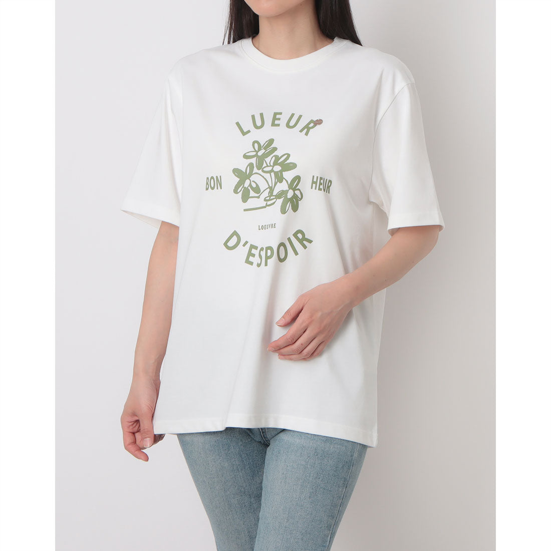 ルエブル LOEUVRE Graphic Short Sleeve T-shirt （WHITE） WHITE