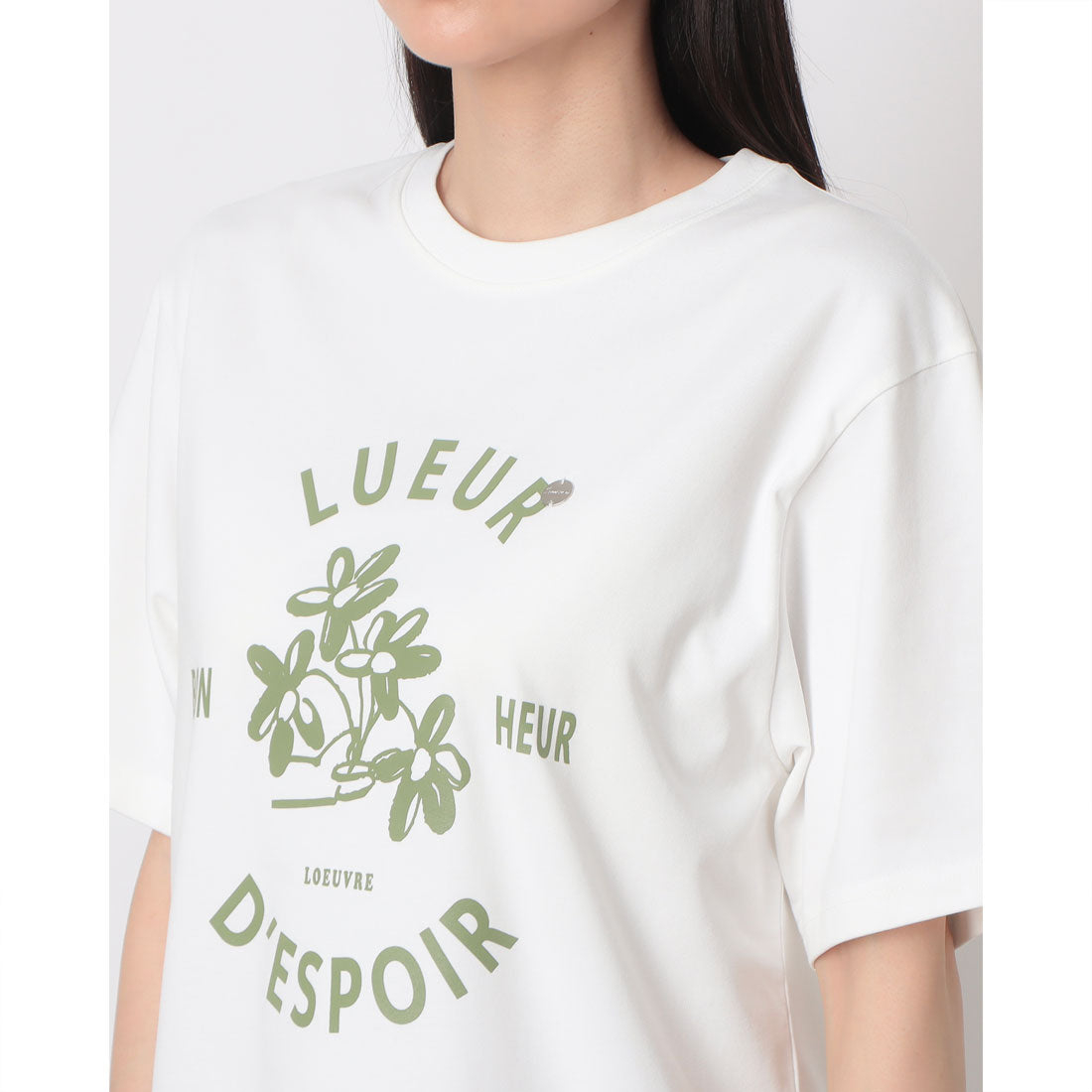 ルエブル LOEUVRE Graphic Short Sleeve T-shirt （WHITE） WHITE
