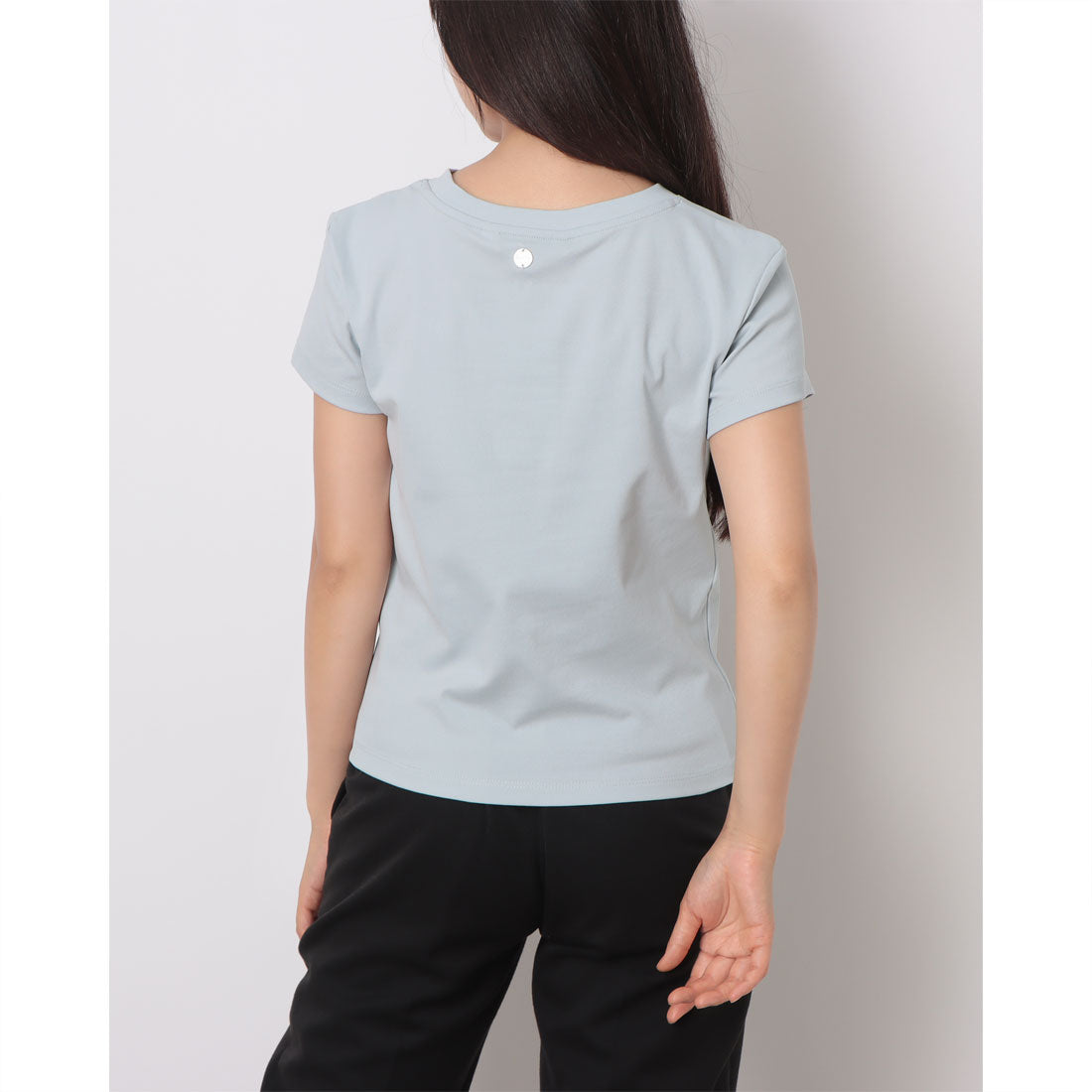 ルエブル LOEUVRE Basic Embroidered T-Shirt （J5 SOFT BLUE） J5 SOFT BLUE