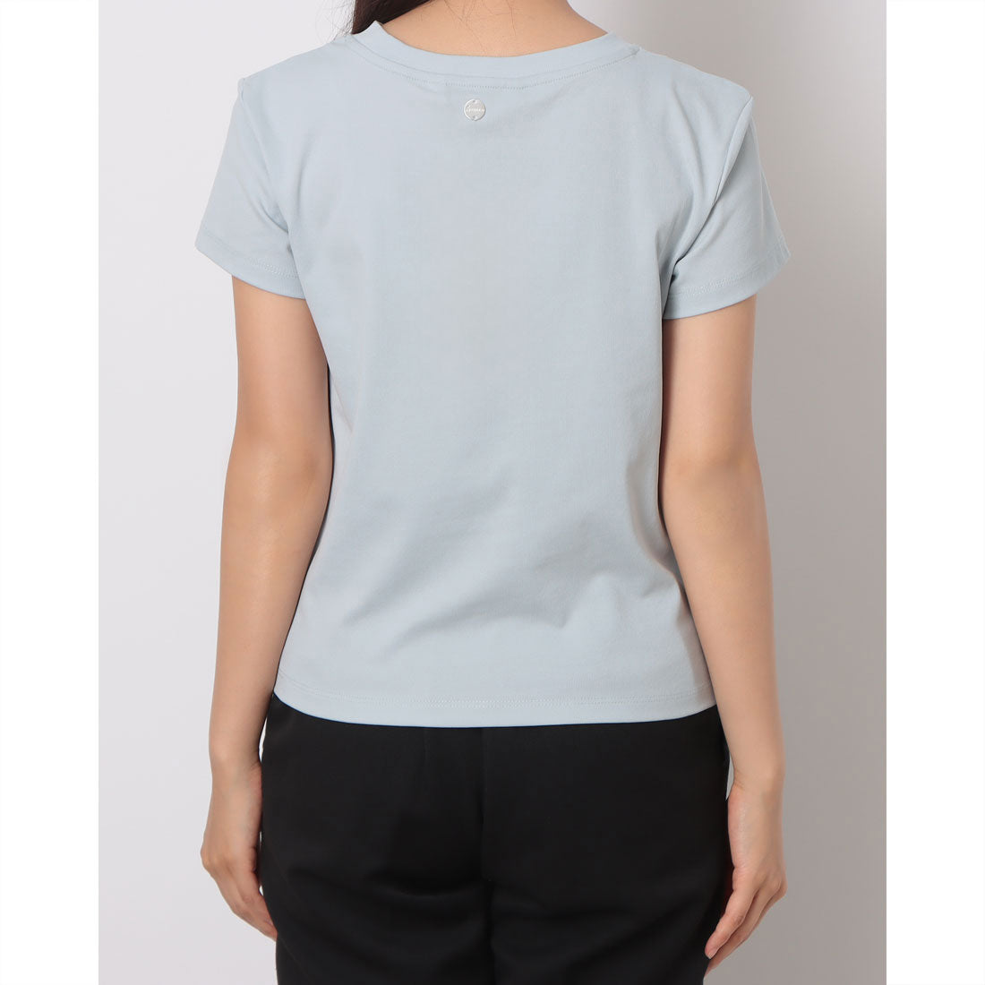 ルエブル LOEUVRE Basic Embroidered T-Shirt （J5 SOFT BLUE） J5 SOFT BLUE