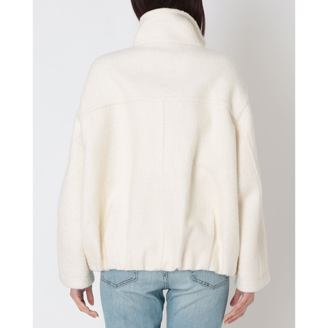 ルエブル LOEUVRE Textured Boucle Short Jacket （IVORY） IVORY