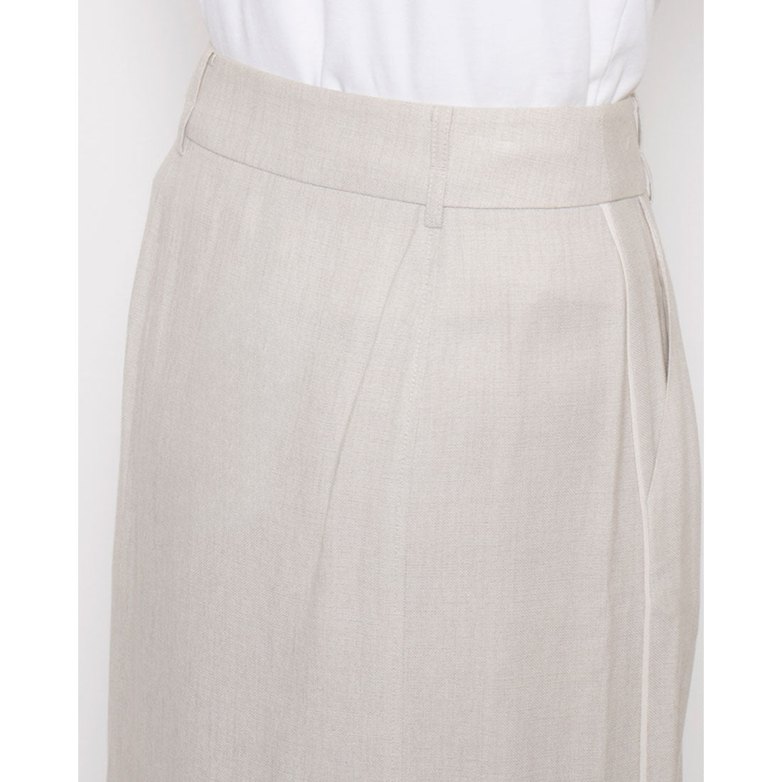 ルエブル LOEUVRE Slit Midi Skirt