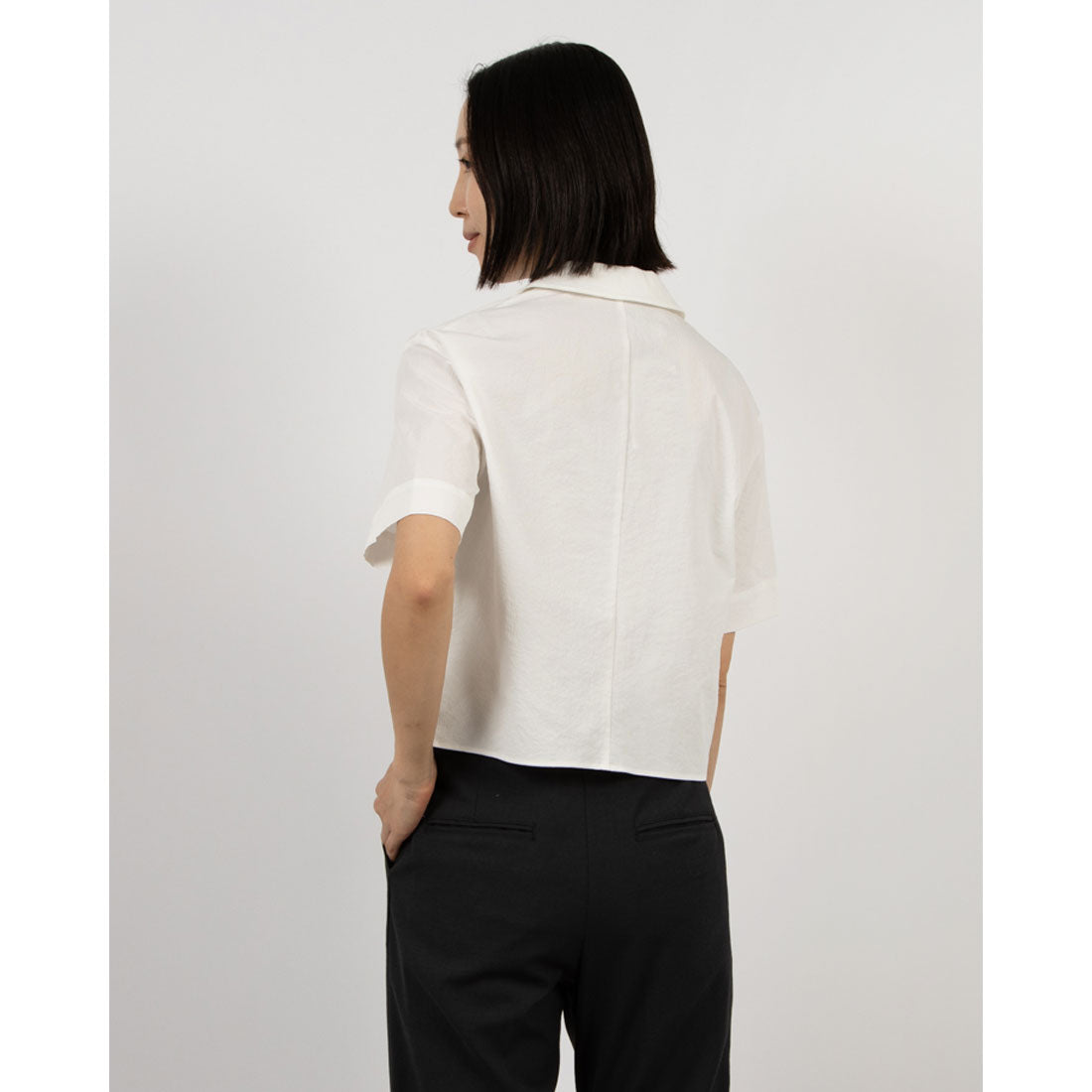 ルエブル LOEUVRE Open collar Half-sleeve Shirt