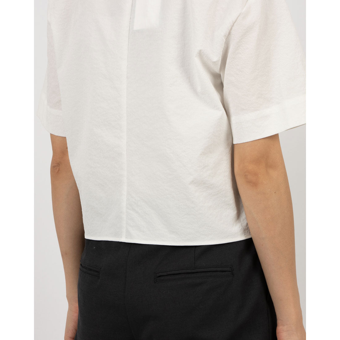 ルエブル LOEUVRE Open collar Half-sleeve Shirt