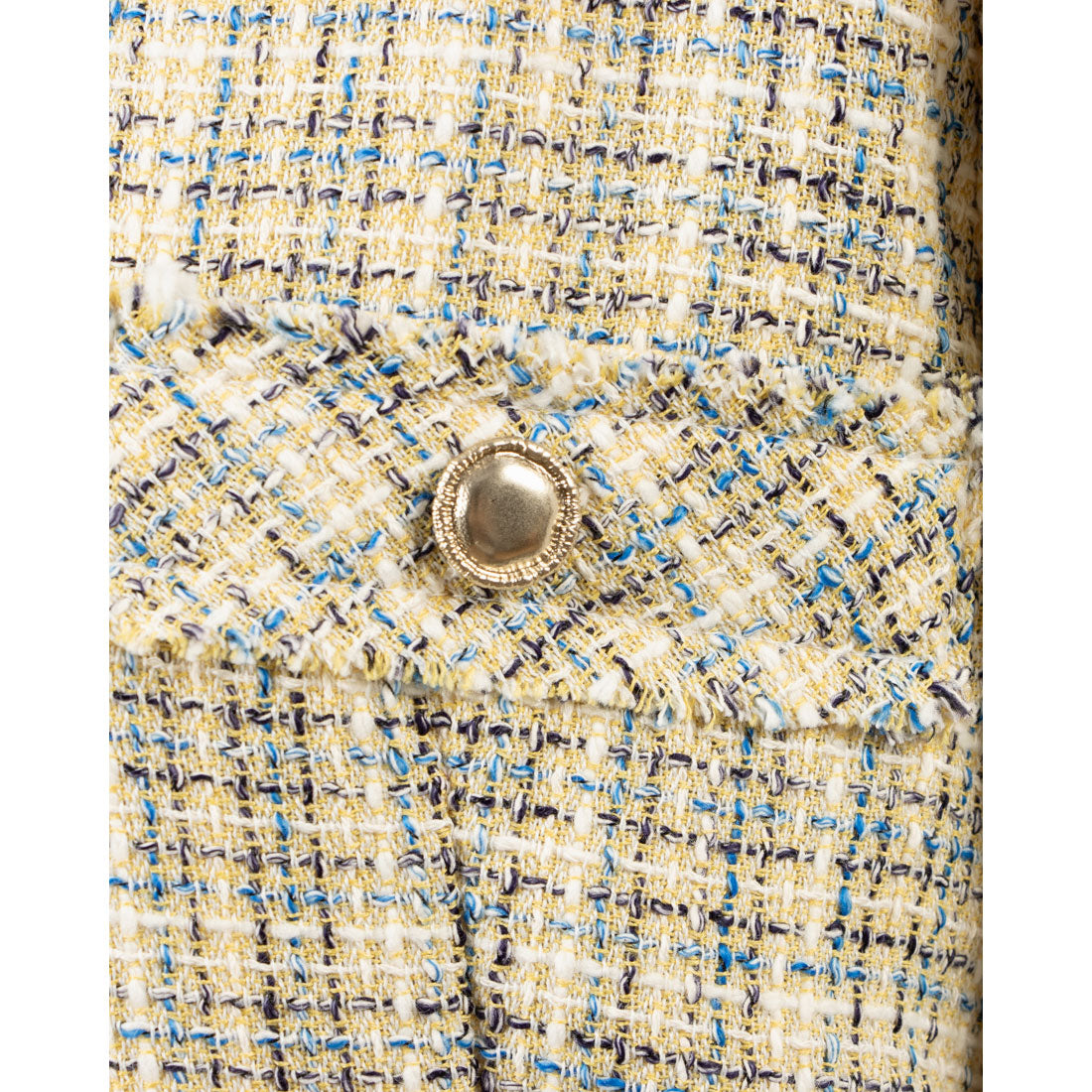 ルエブル LOEUVRE Half Sleeve Tweed Crop Jacket