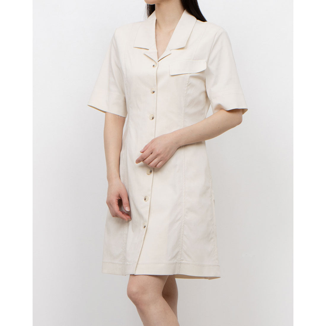 ルエブル LOEUVRE Retro Shirts Dress （CREAM） CREAM