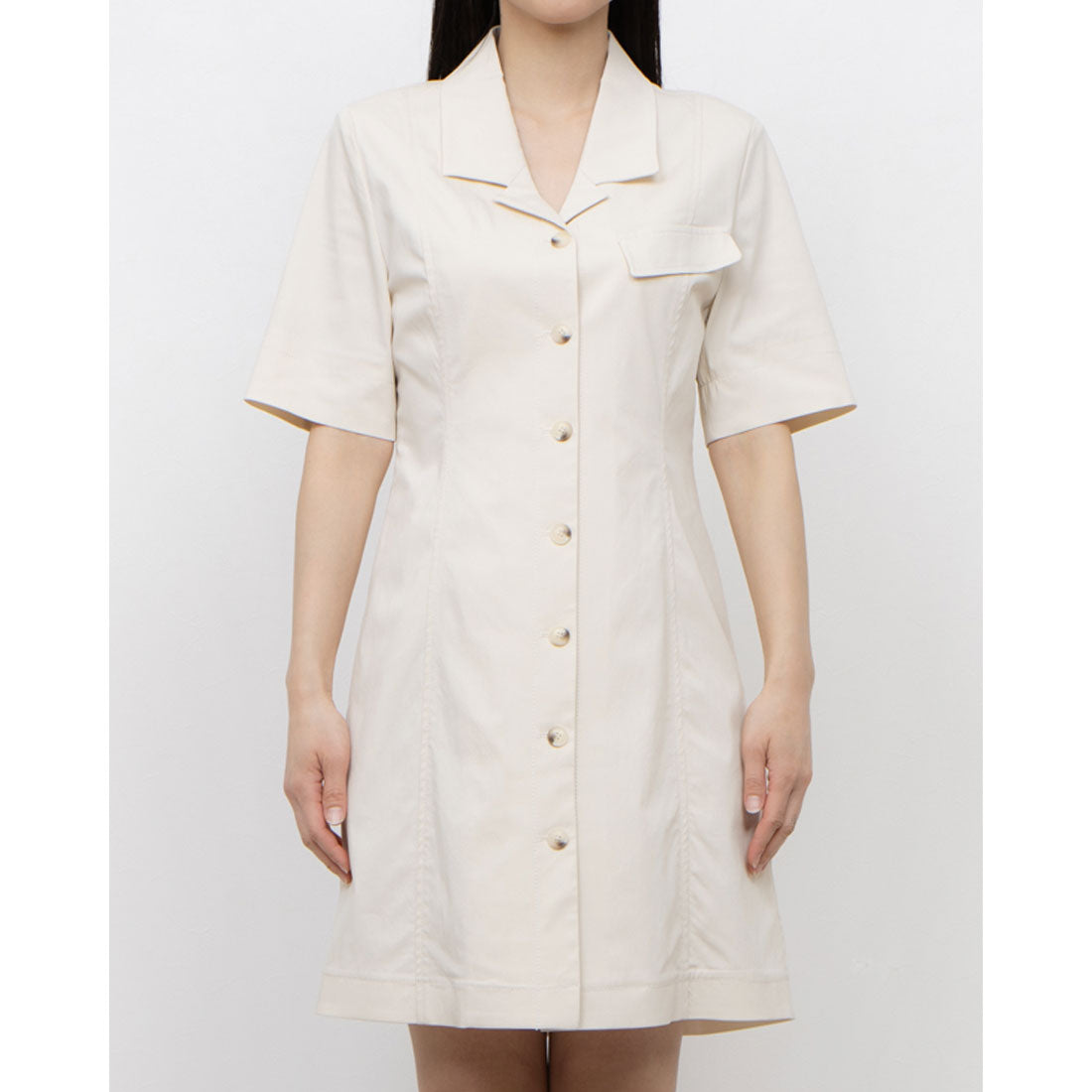 ルエブル LOEUVRE Retro Shirts Dress （CREAM） CREAM
