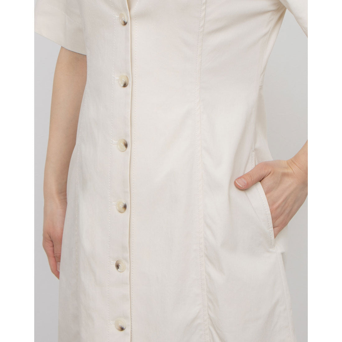 ルエブル LOEUVRE Retro Shirts Dress （CREAM） CREAM