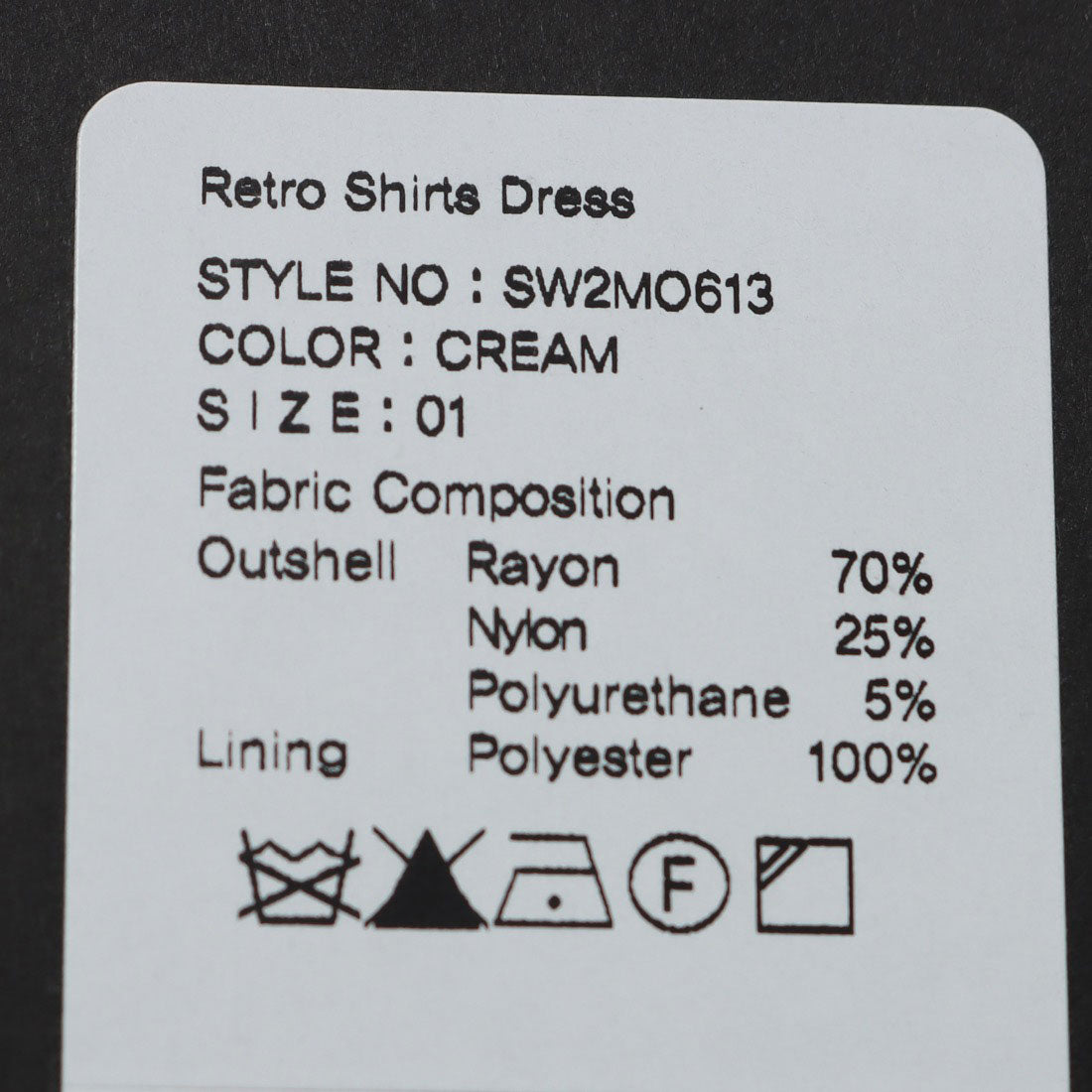 ルエブル LOEUVRE Retro Shirts Dress （CREAM） CREAM