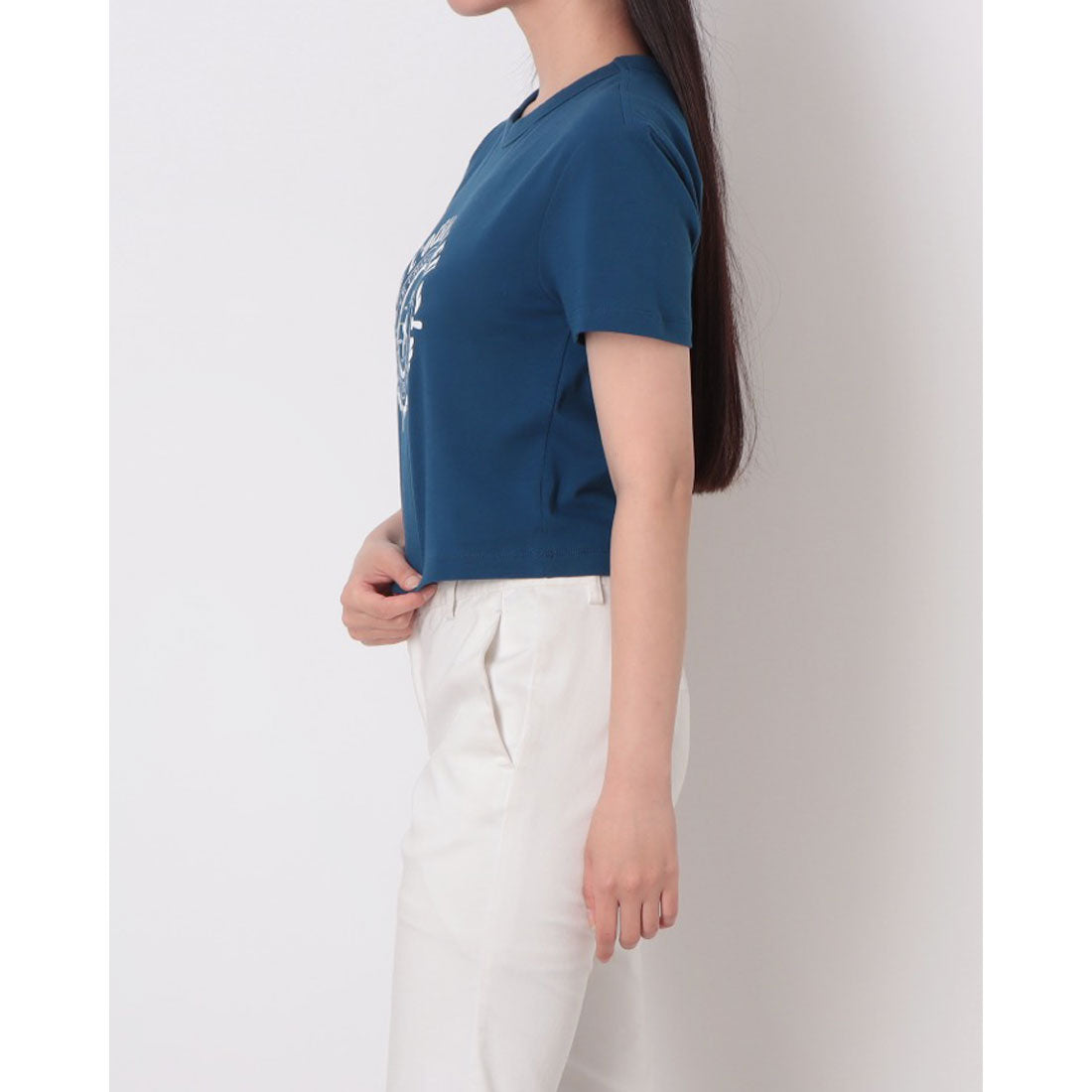 ルエブル LOEUVRE Layered Jersey Top （BLUE） BLUE