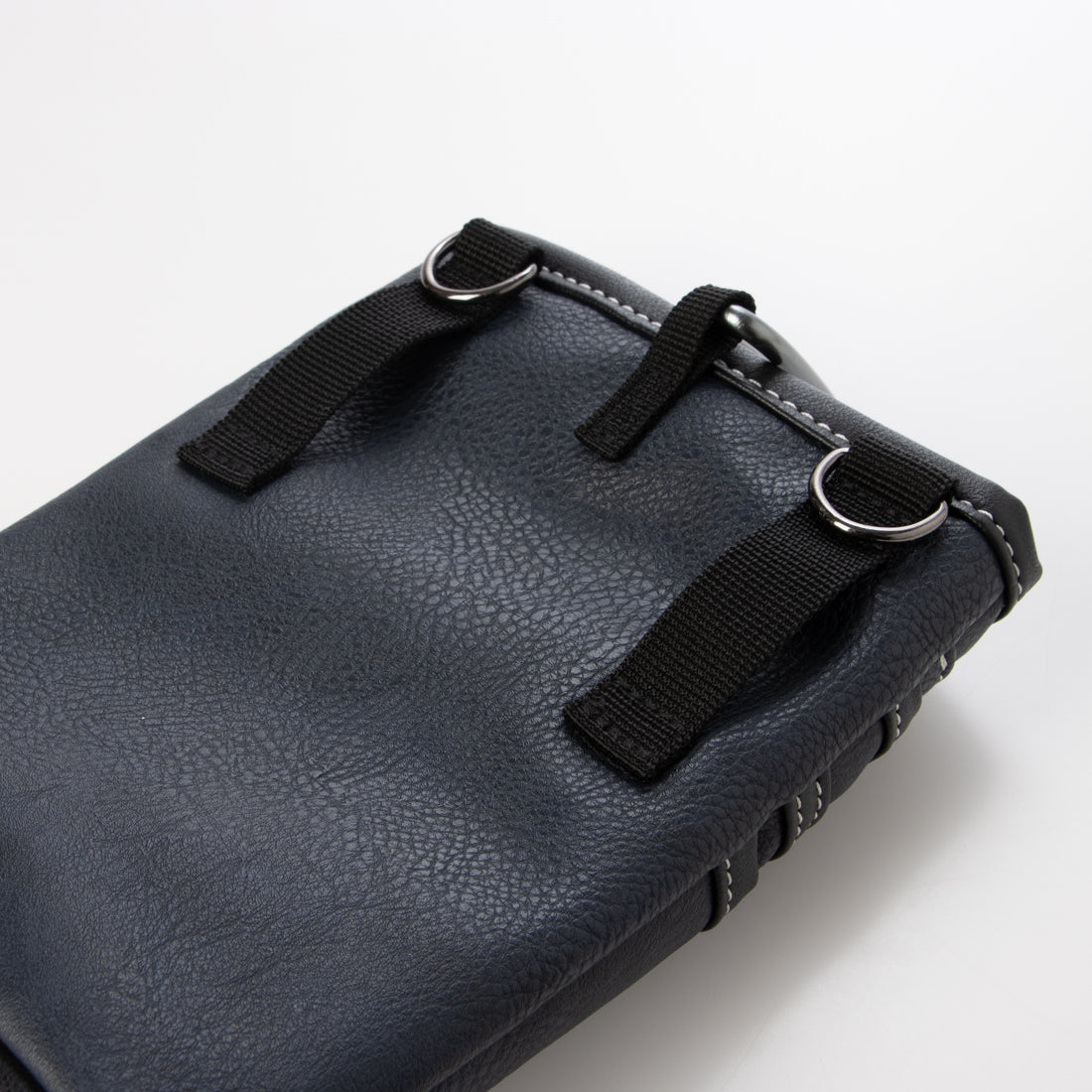 ロゴスパーク LOGOS Park シザーバッグ メンズ チョークバッグ ショルダーバッグ ダブルファスナー カジュアル タウンユース フェイクレザー （ネイビー） ネイビー