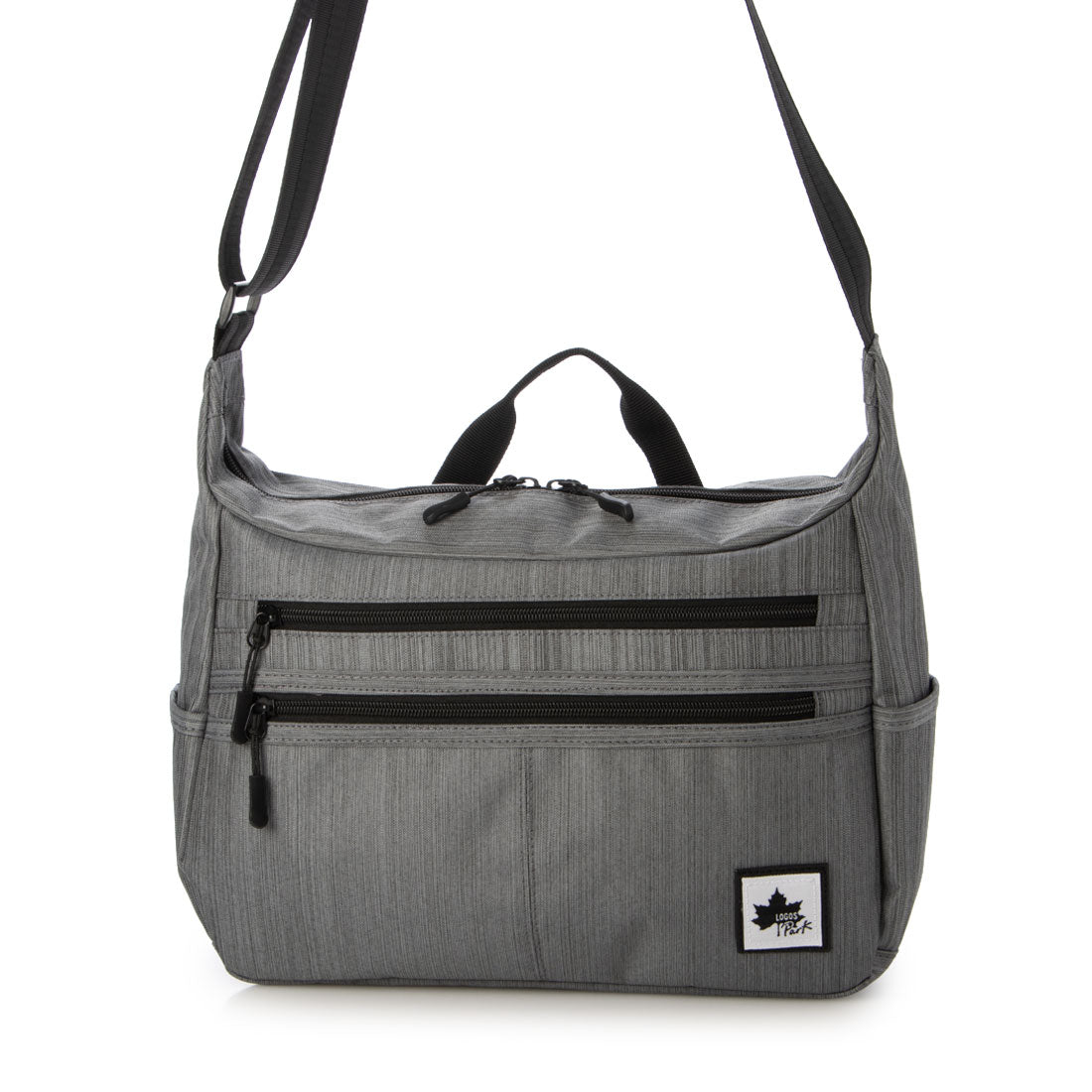 ロゴスパーク LOGOS Park ショルダーバッグ 大容量 斜めがけ A4 舟形 ベーシック 普段使い カジュアル （グレー） グレー