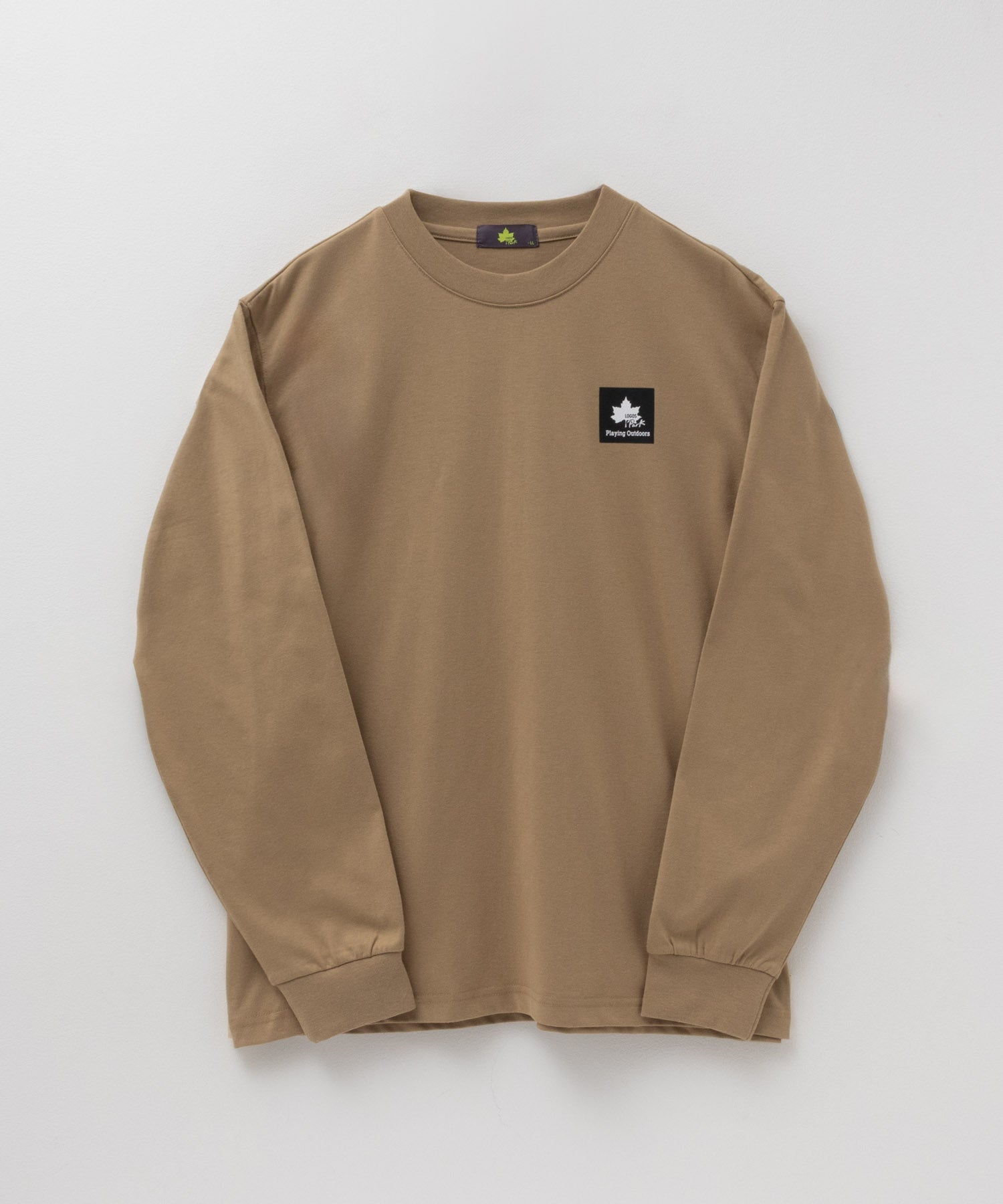 ロゴスパーク LOGOS Park BOXプリント長袖Tシャツ （ブラック） ブラック