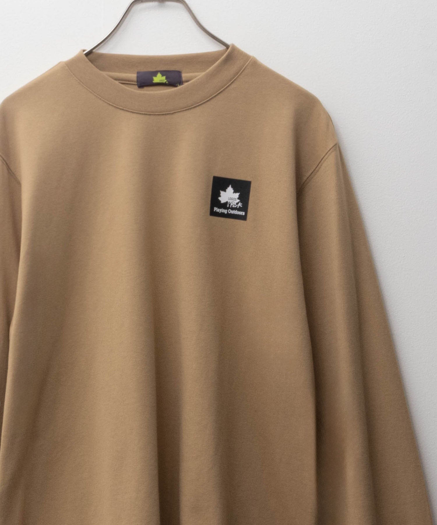 ロゴスパーク LOGOS Park BOXプリント長袖Tシャツ （ブラック） ブラック