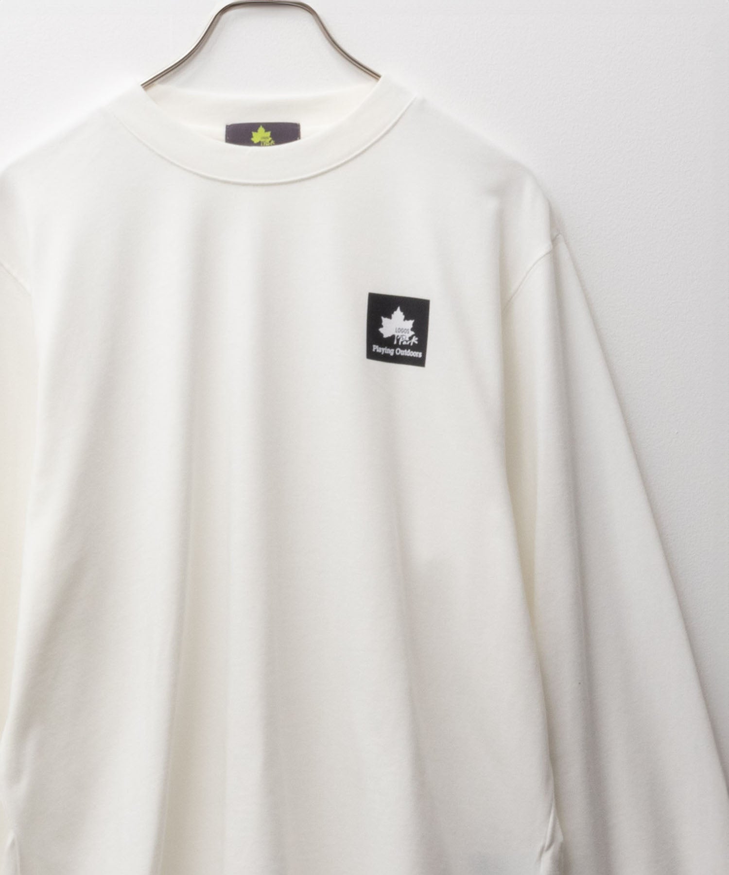 ロゴスパーク LOGOS Park BOXプリント長袖Tシャツ （ブラック） ブラック